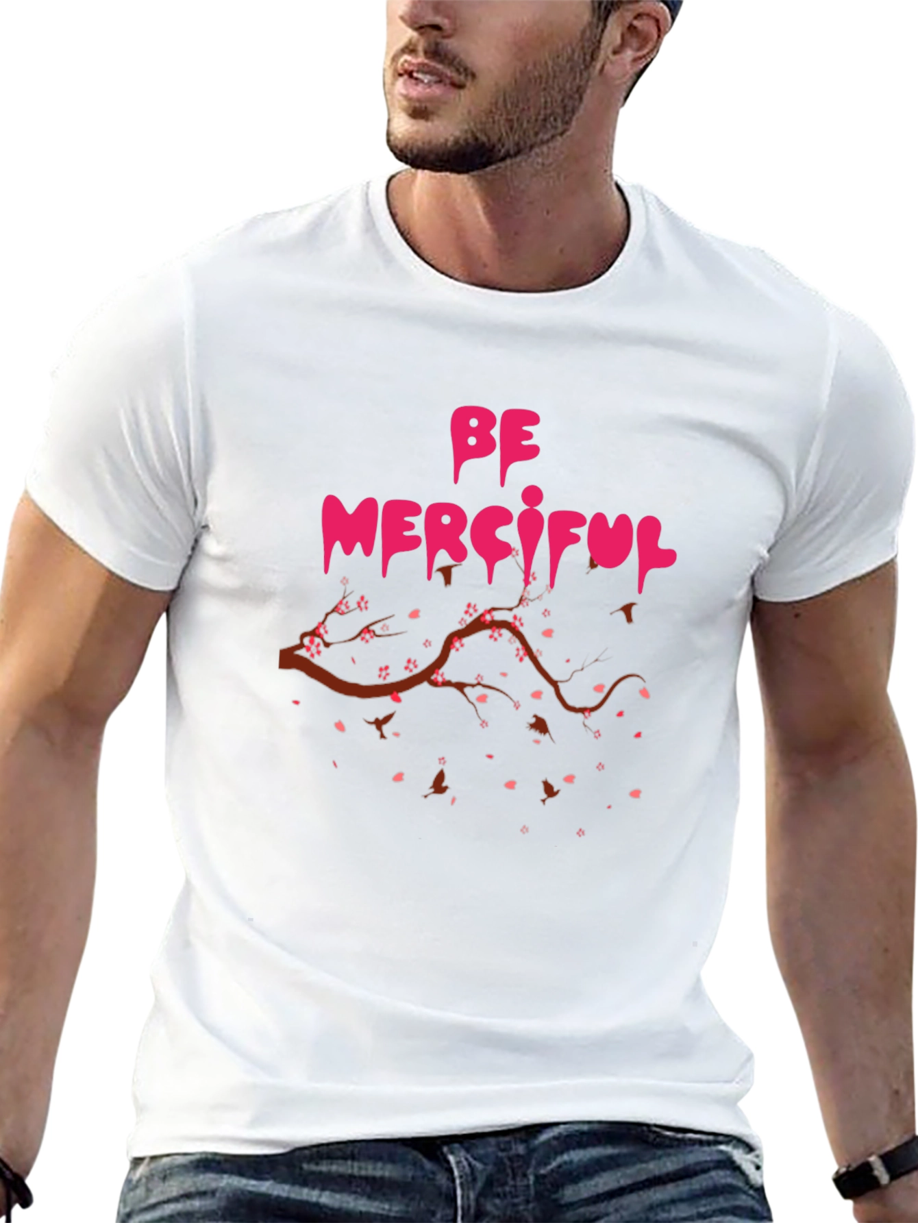 Be Merciful Graphic Tee - Black