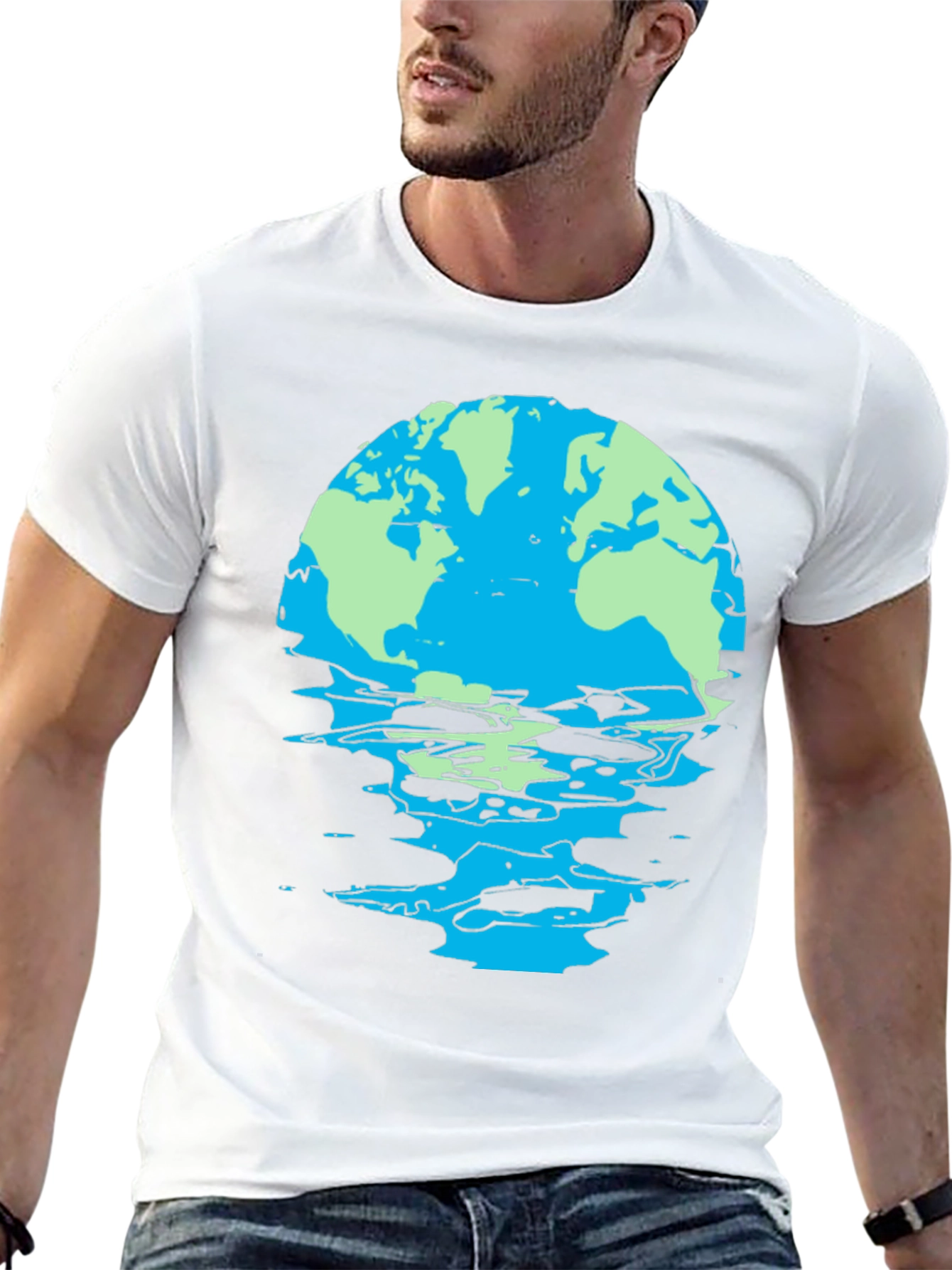 Earth Graphic Print Tee