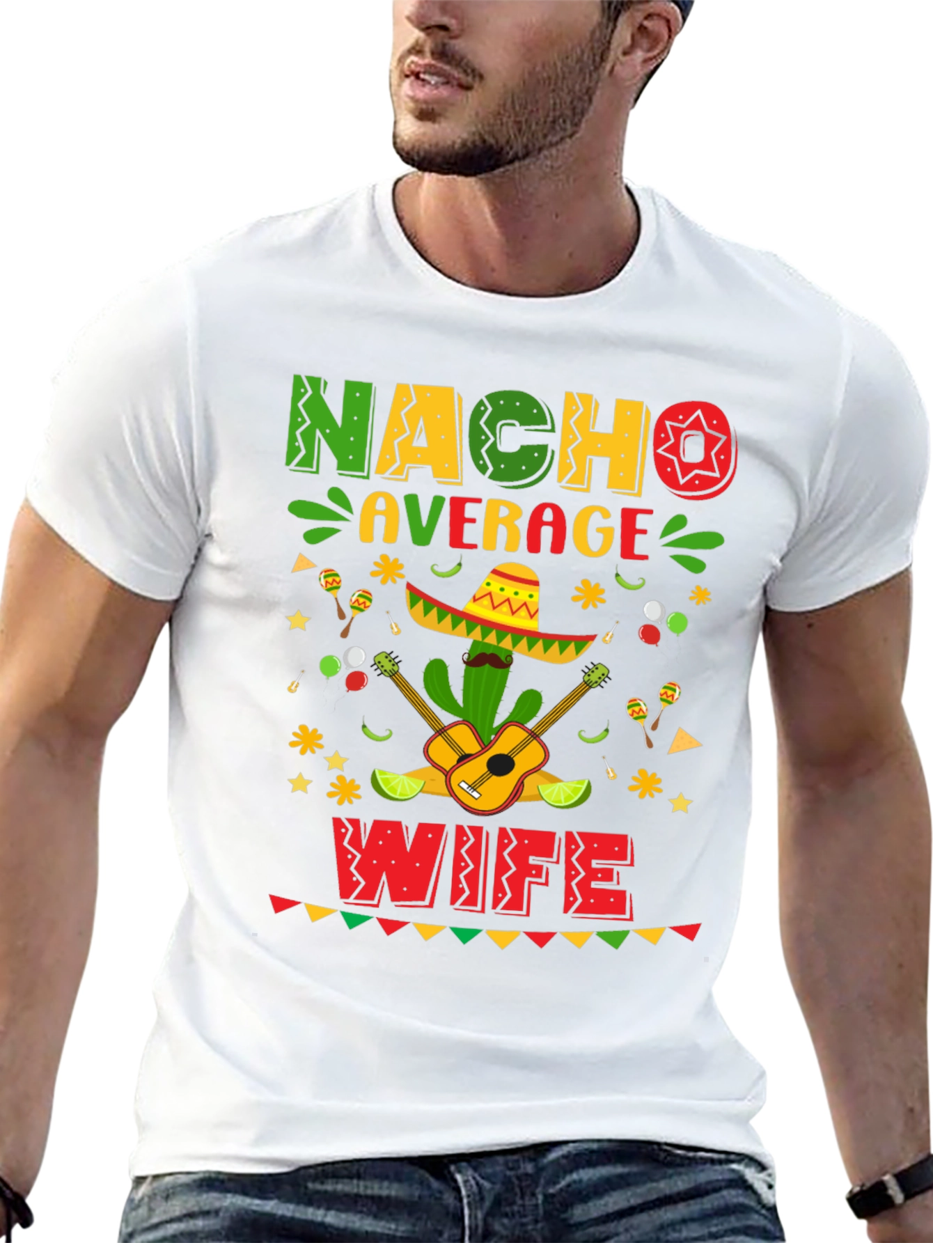 Nacho Average Wife Cinco De Mayo T-Shirt