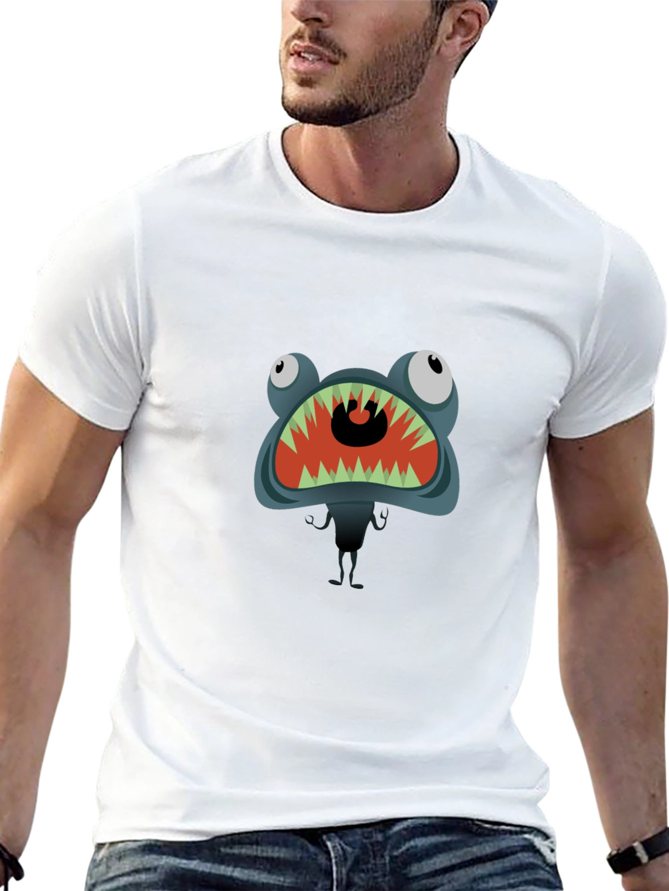 Monster Graphic T-Shirt - Fun & Unique Design