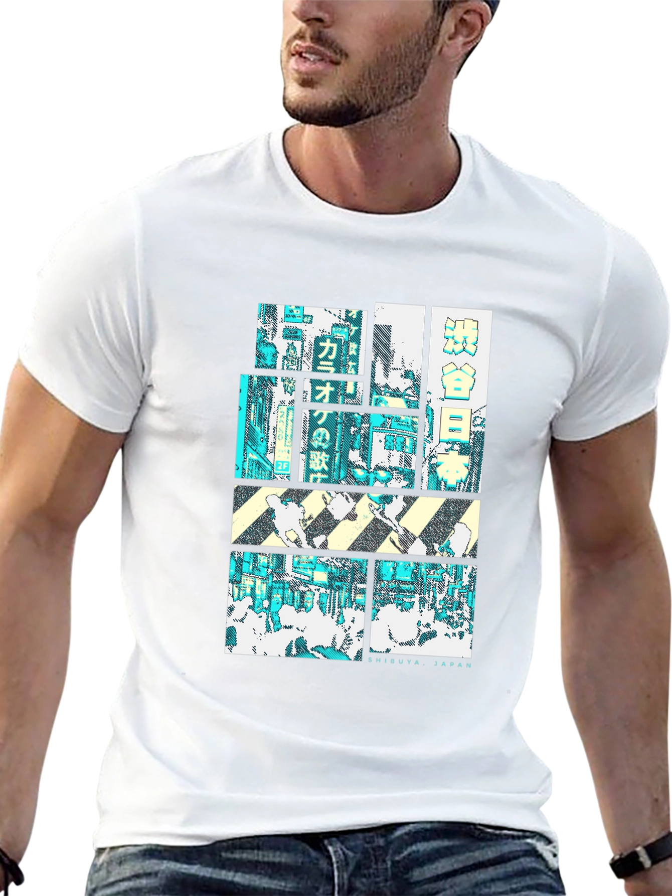 Shibuya Japan Graphic Tee - Urban Style Shirt