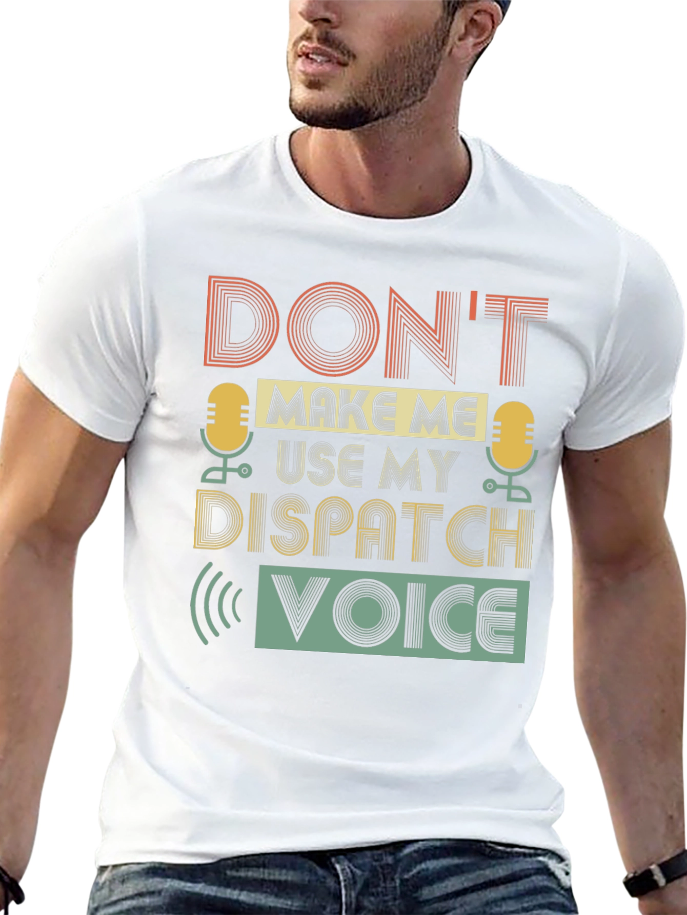 Dispatch Voice Graphic Tee - Funny Dispatcher T-Shirt