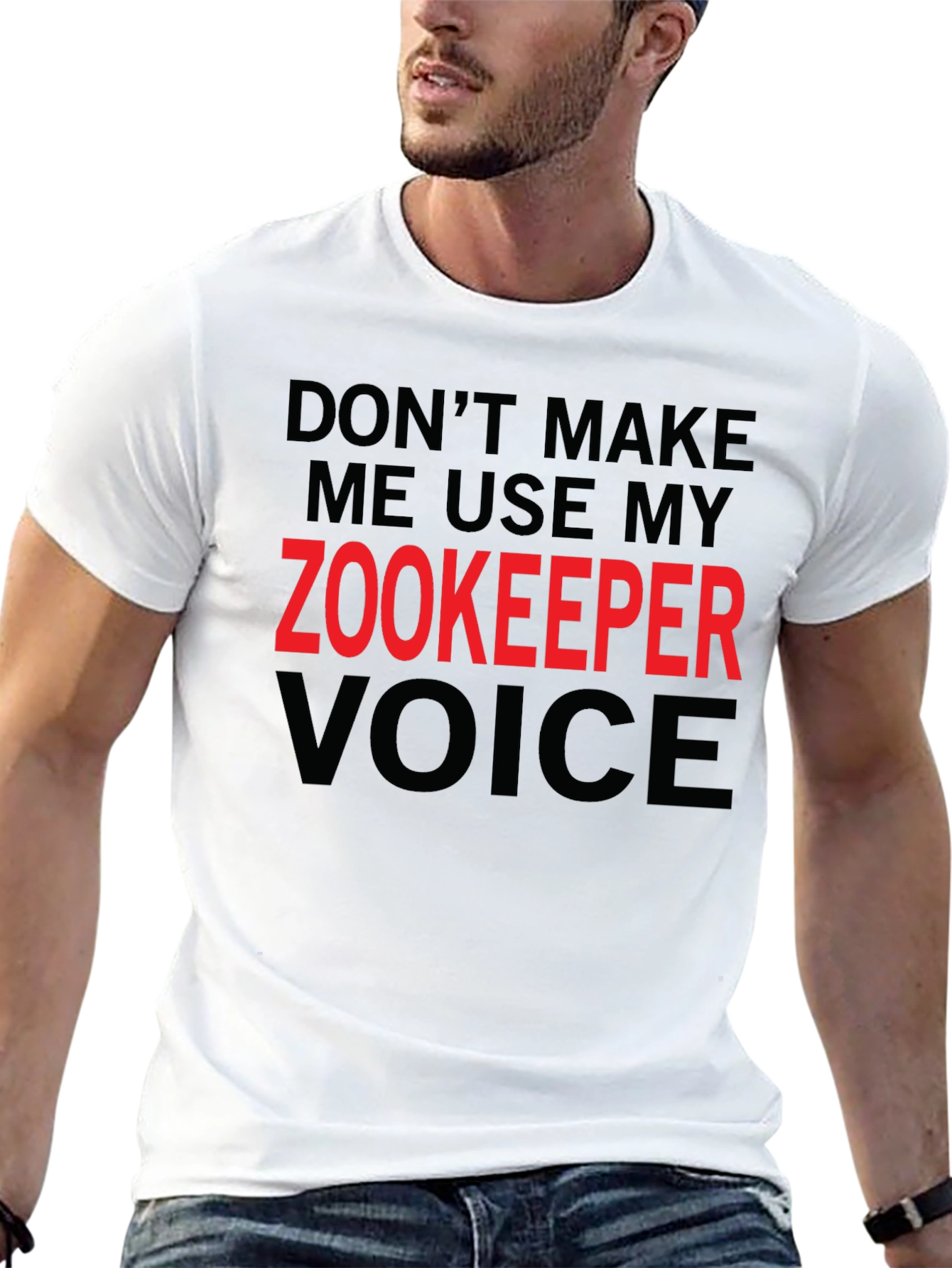 Zookeeper Voice T-Shirt - Funny Novelty Tee