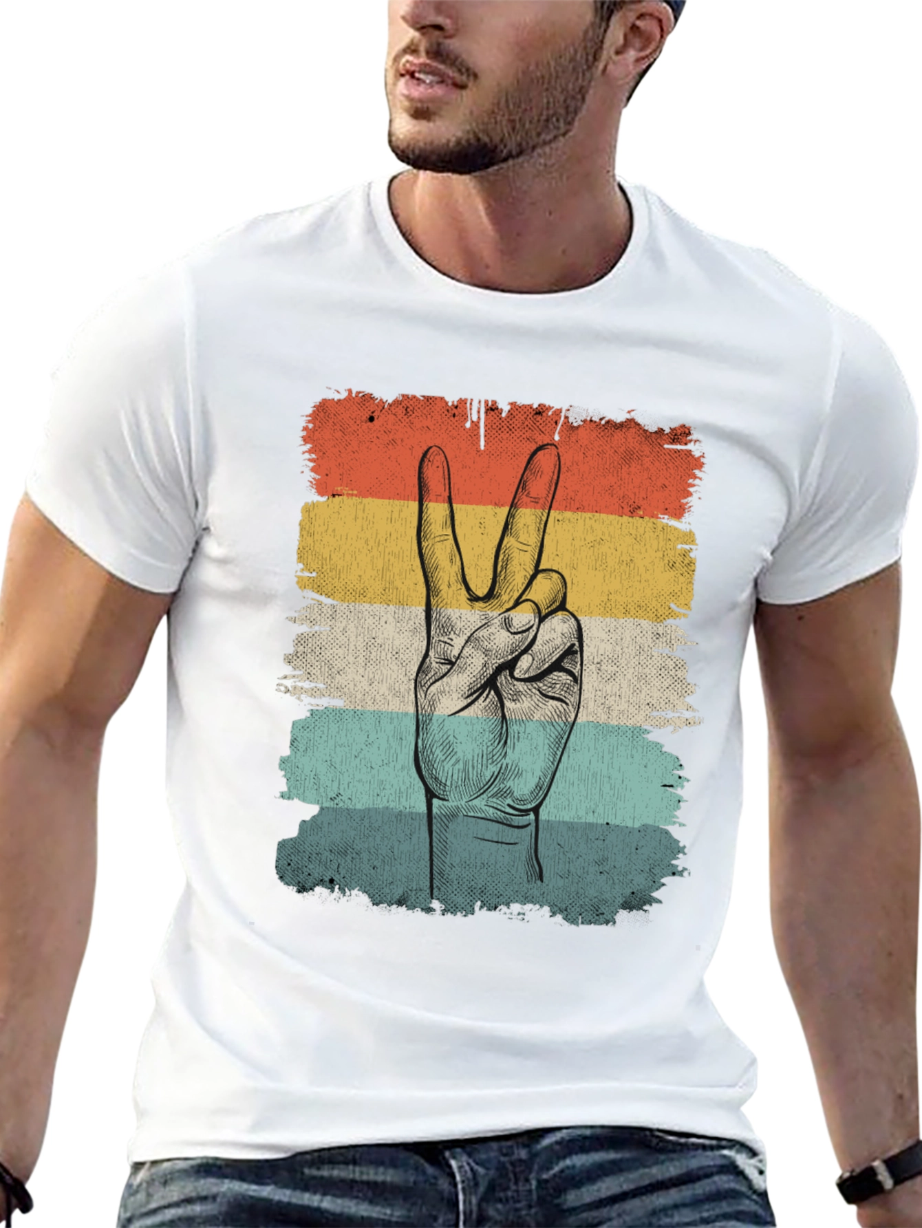 Retro Peace Sign T-Shirt