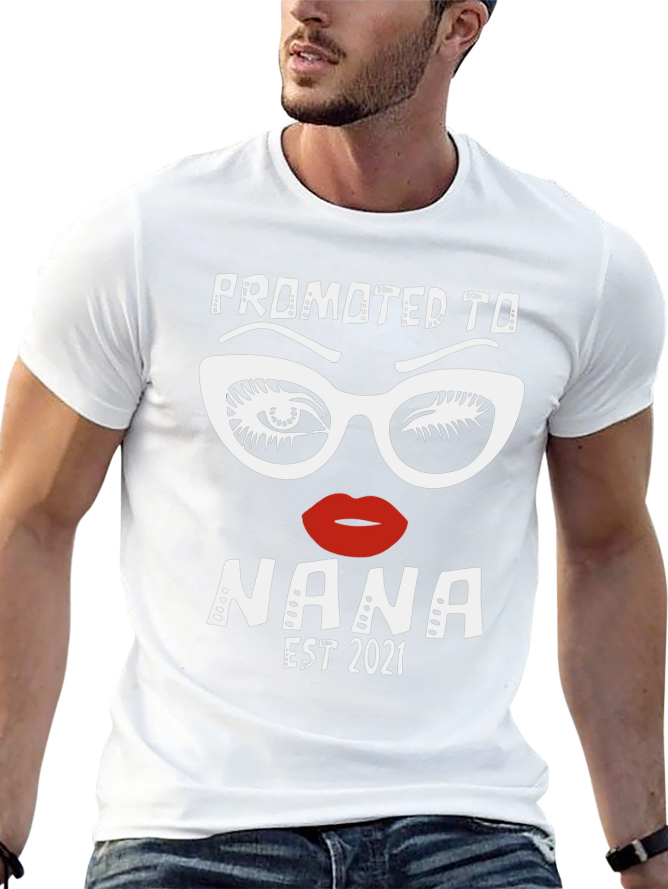 Promoted to Nana Est 2021 Graphic T-Shirt