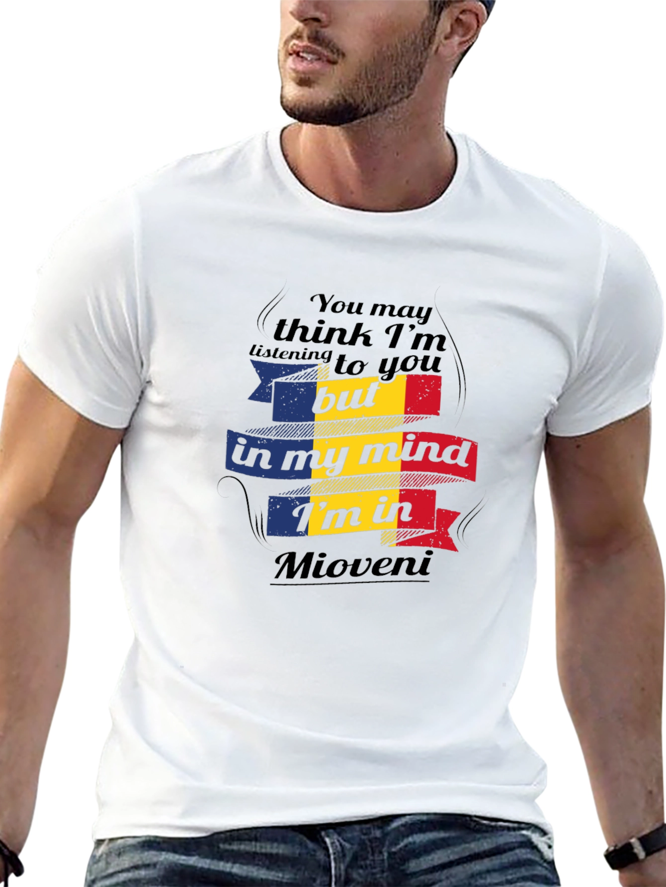 Mioveni Mind T-Shirt: Romanian Flag Design