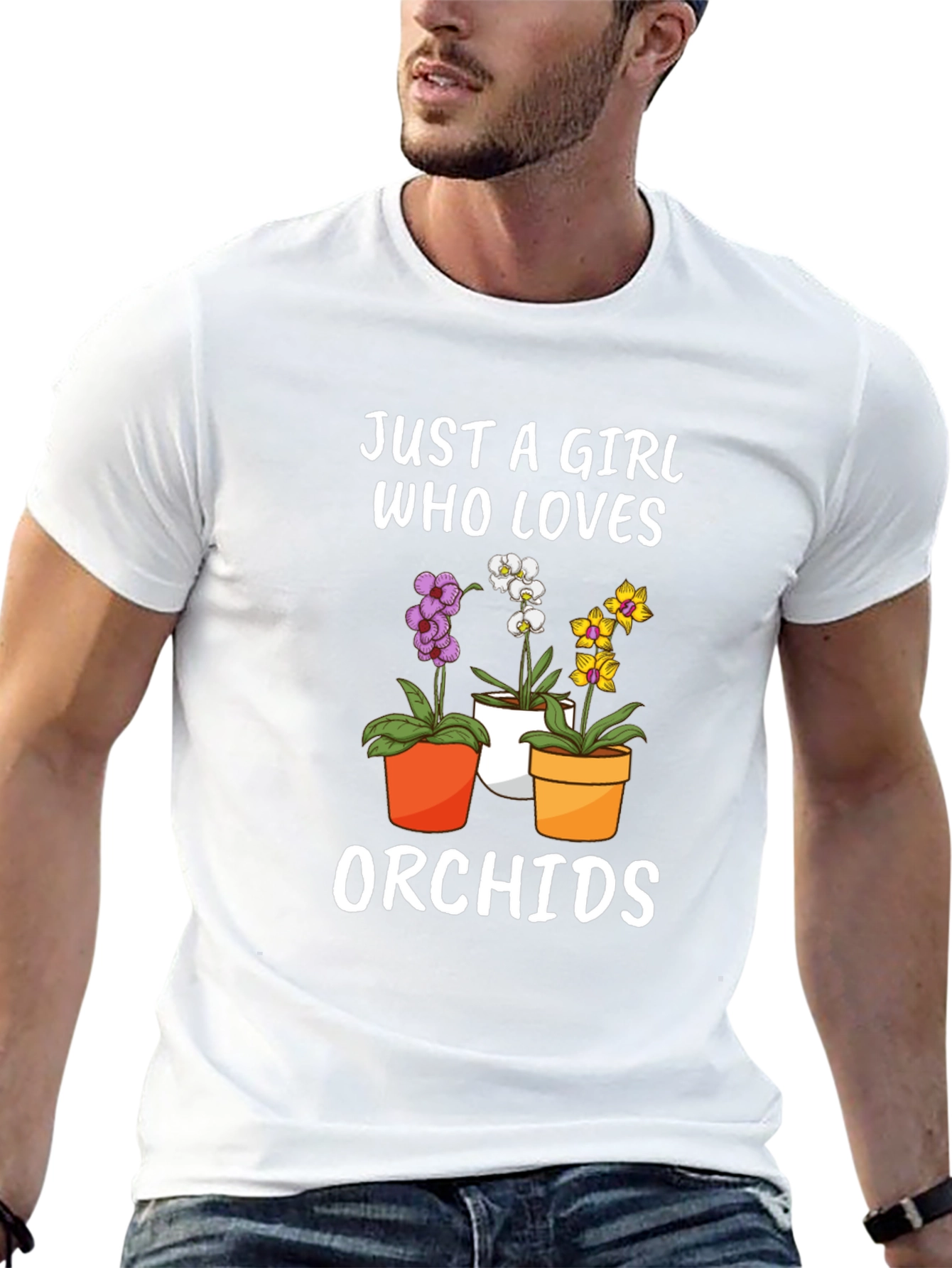 Just a Girl Who Loves Orchids T-Shirt
