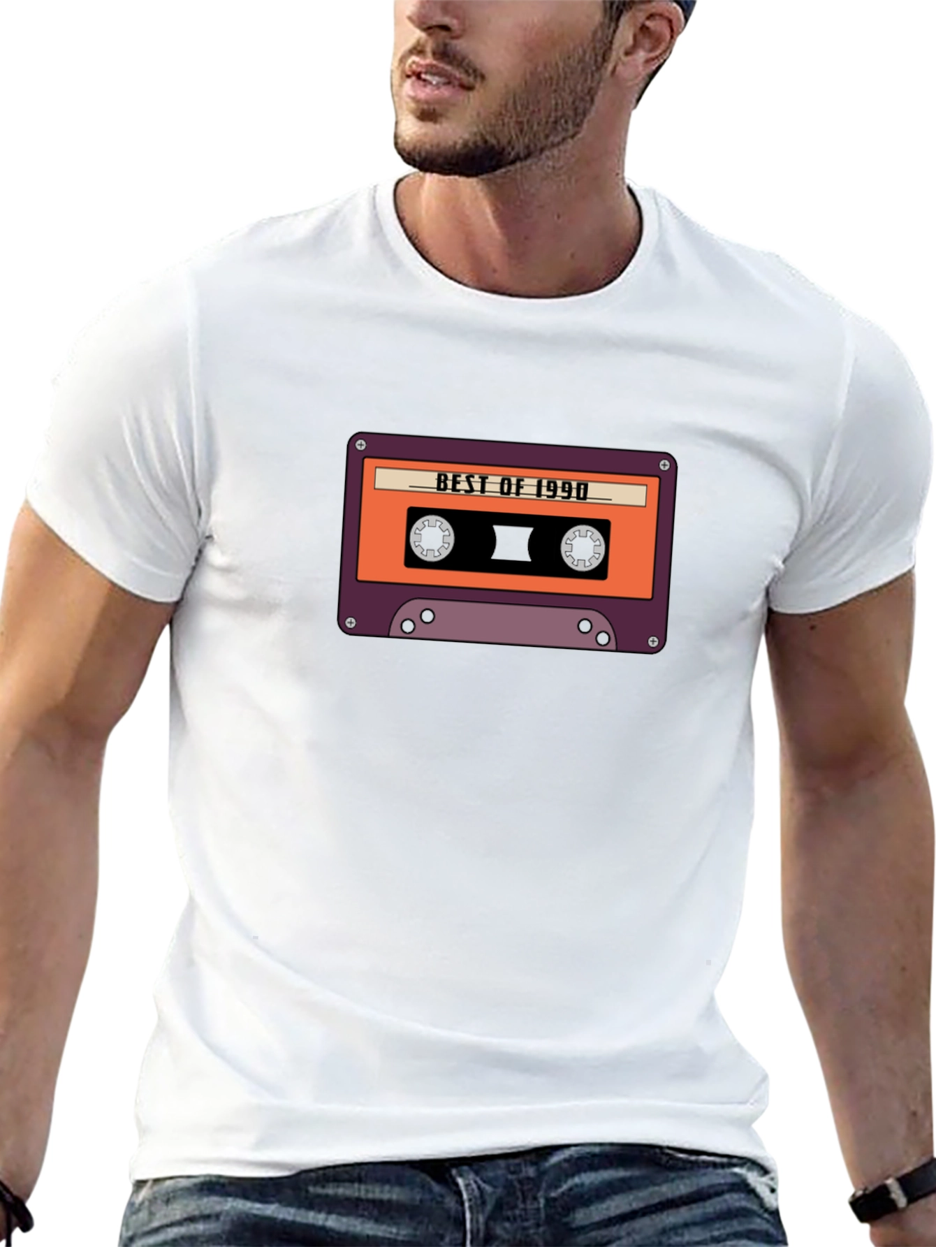 Retro Best of 1990 Cassette Tape Graphic Tee
