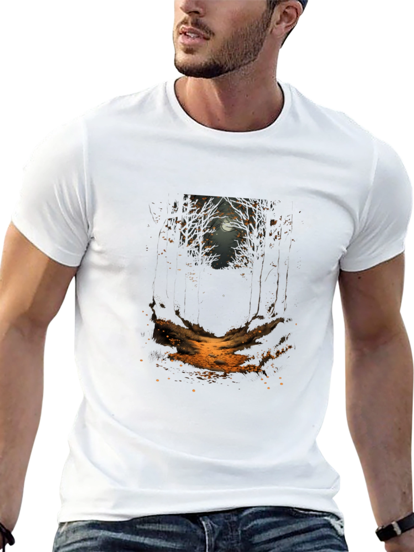 Moonlit Forest Graphic Tee