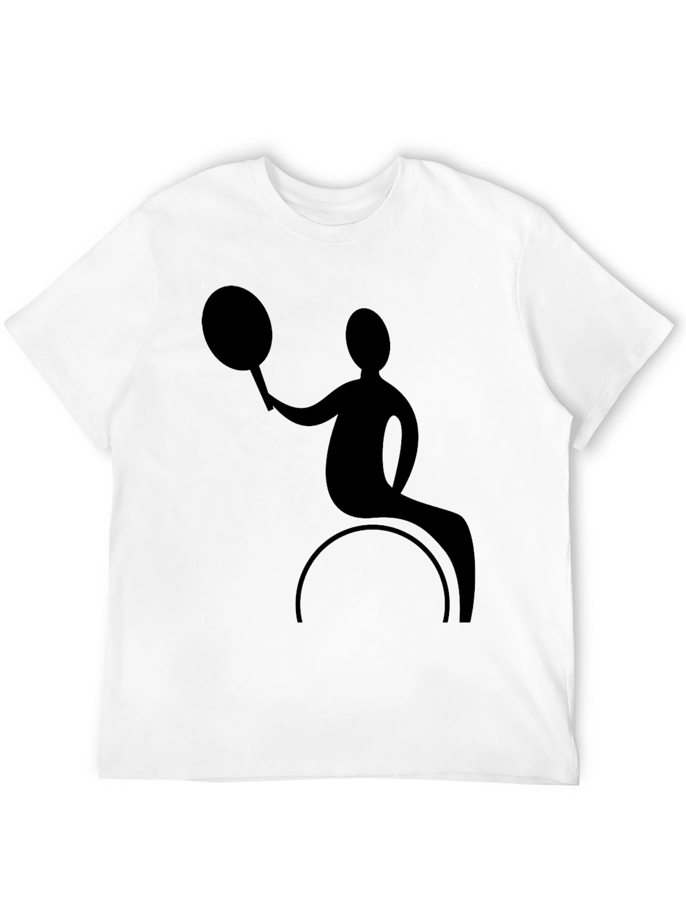 Wheelchair Tennis Graphic Tee - Black