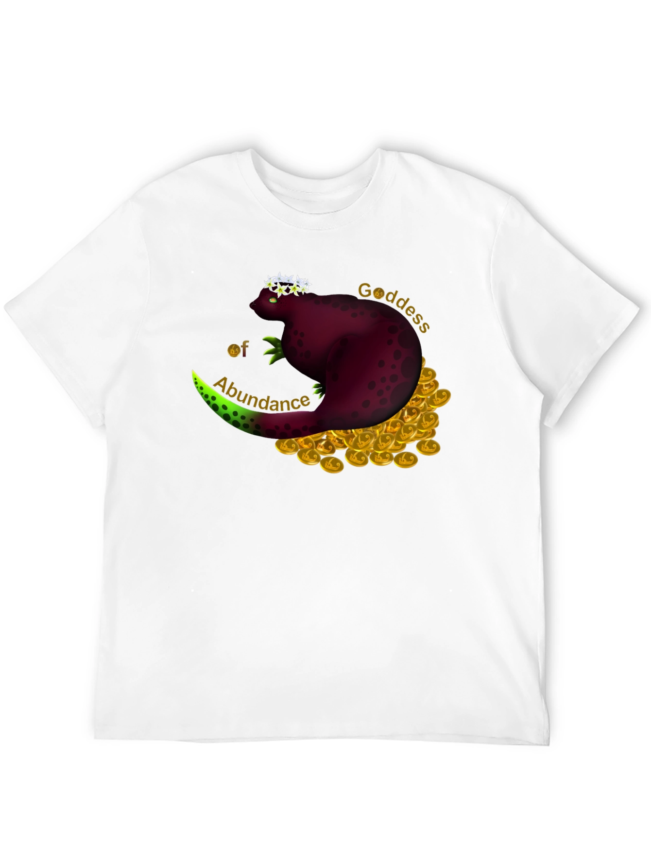 Goddess of Abundance Unisex T-Shirt - Black