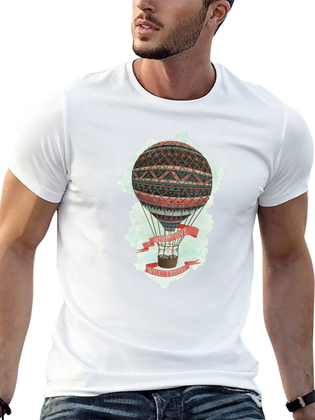 Hot Air Balloon Graphic Tee