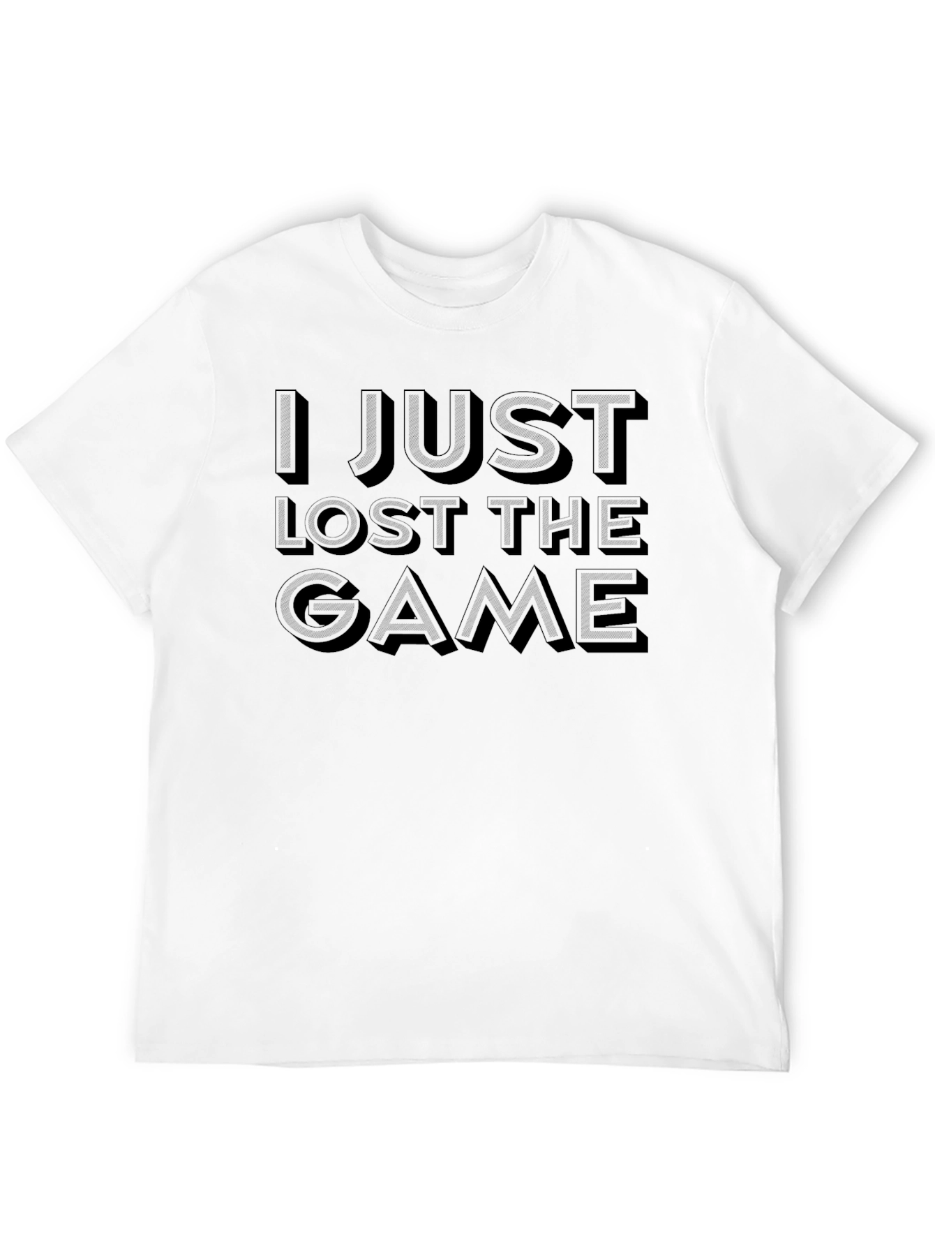 I Just Lost The Game Black T-Shirt