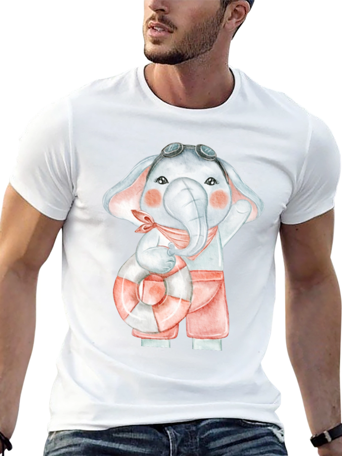 Cute Elephant Summer T-Shirt