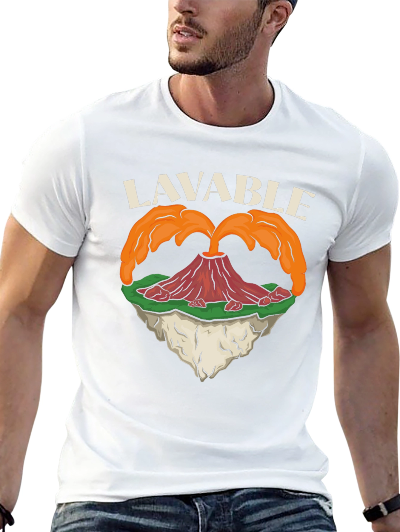 LAVABLE Volcano Graphic T-Shirt