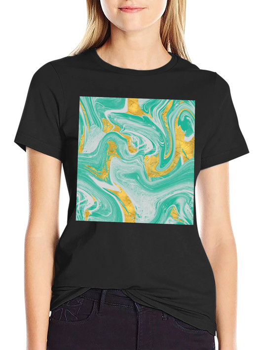 Abstract Art Black T-Shirt