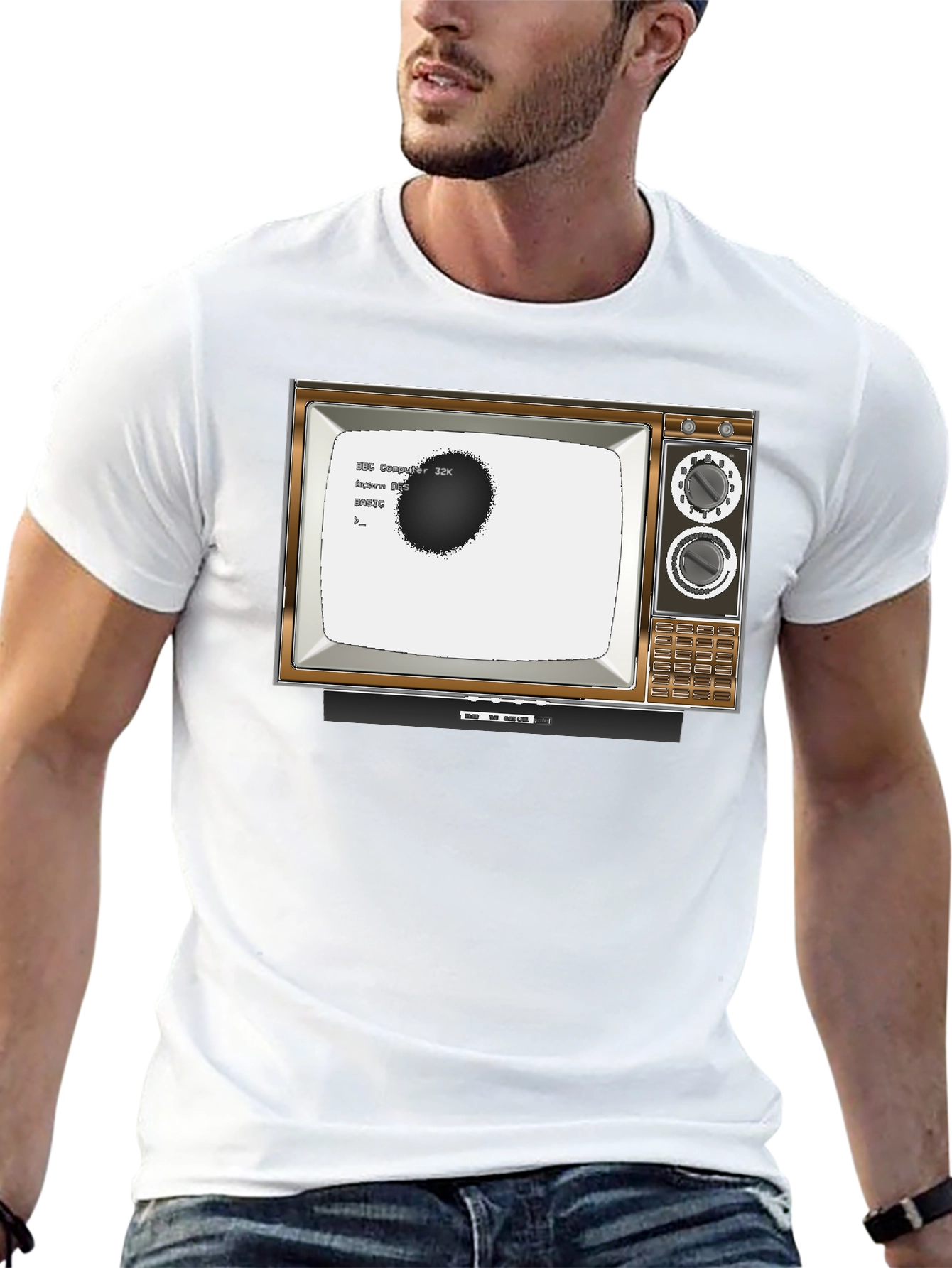 Retro Computer Terminal Graphic Tee