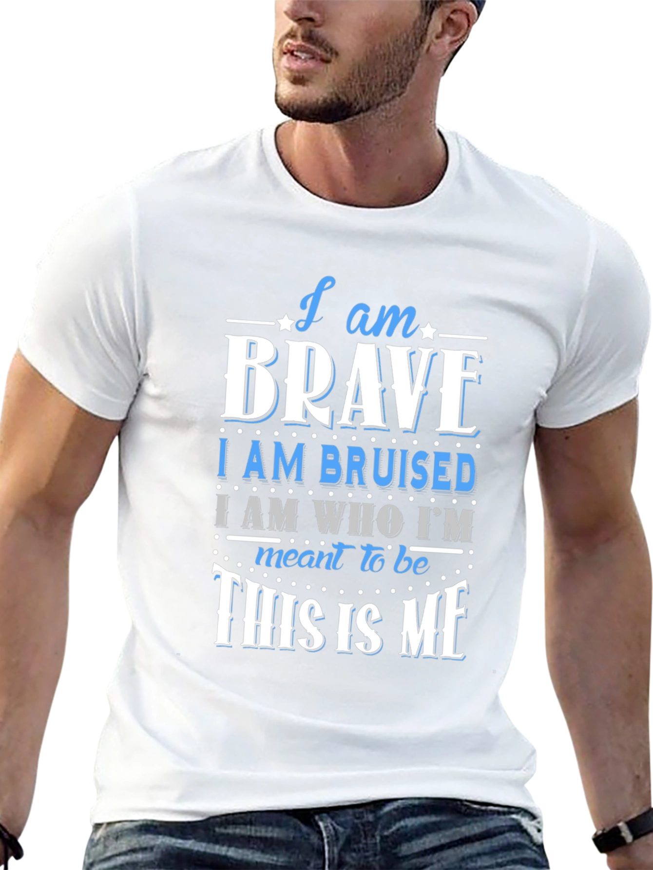 I Am Brave T-Shirt - Motivational Graphic Tee