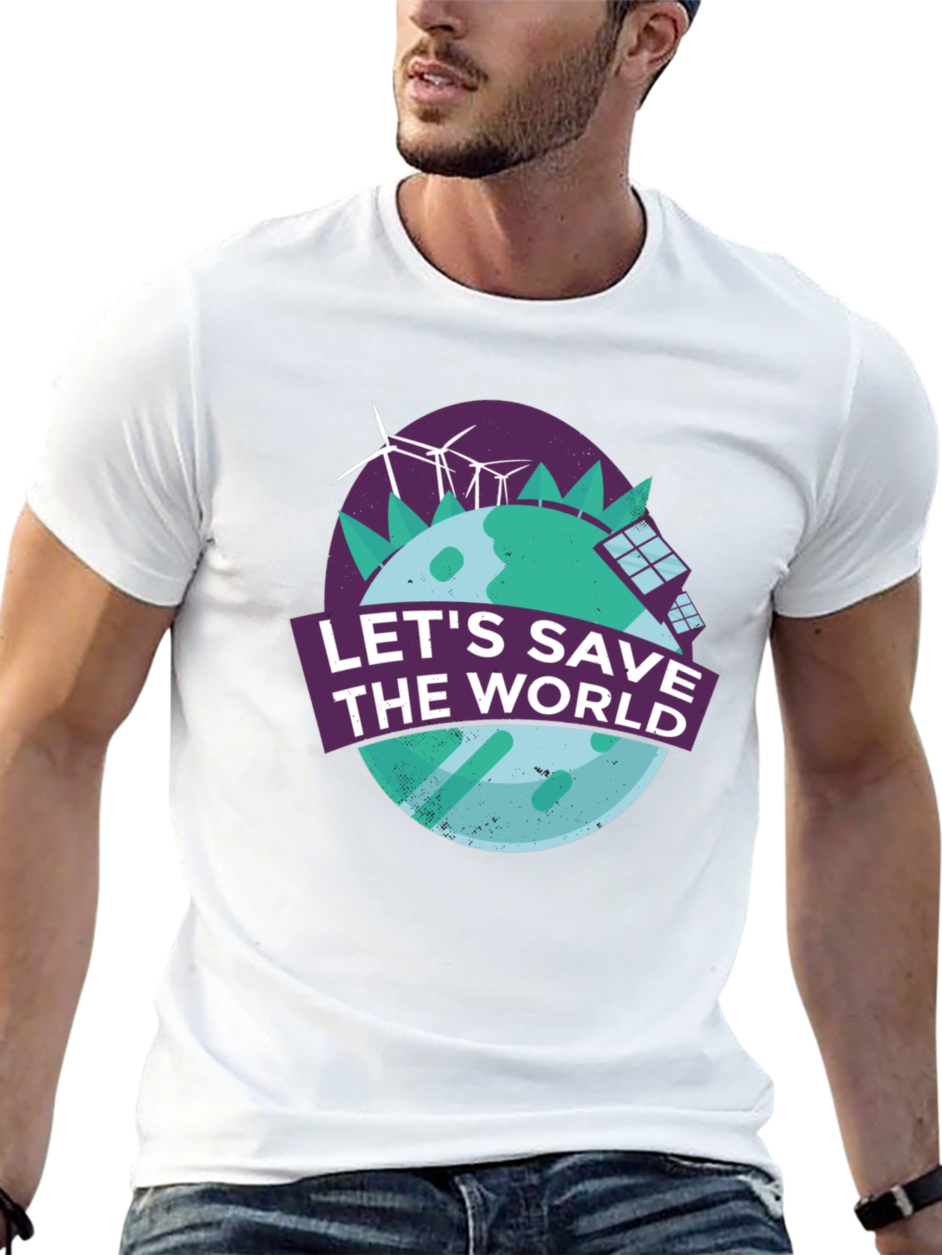 Save the World T-Shirt - Eco-Friendly Design