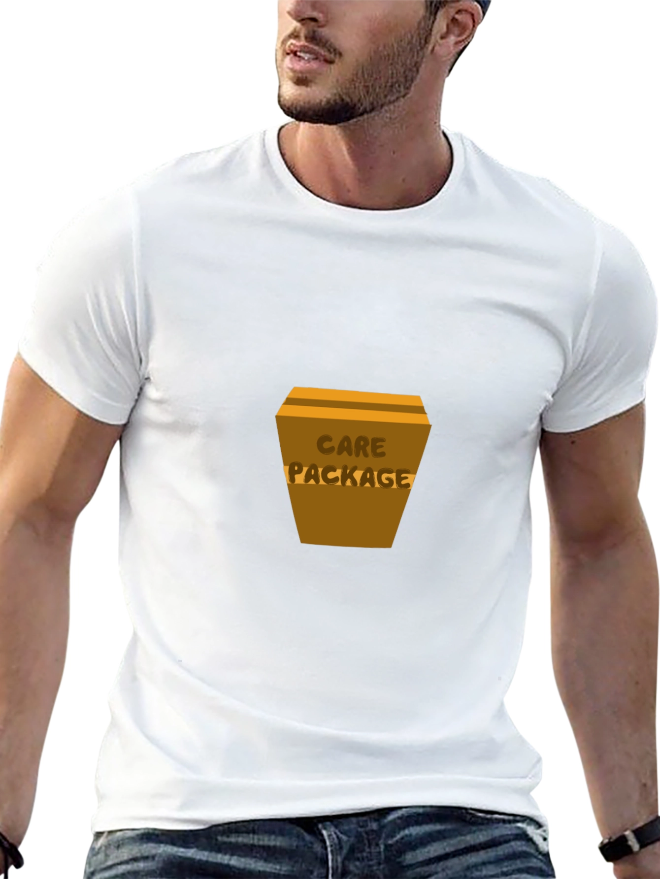 Care Package T-Shirt - Classic Black Cotton Tee