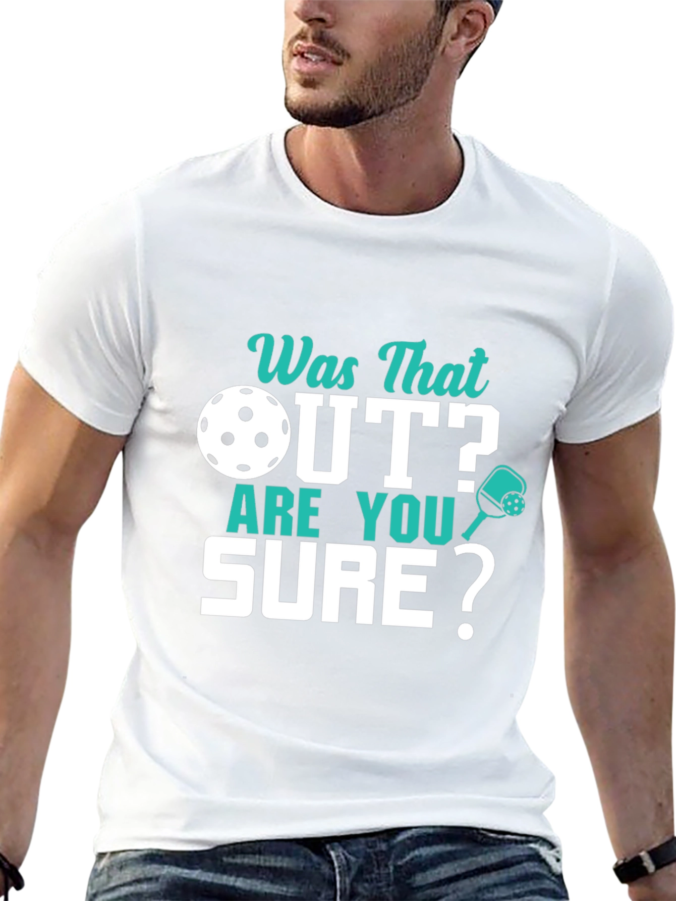 Pickleball T-Shirt - Was That Out? Funny Pickleball Tee