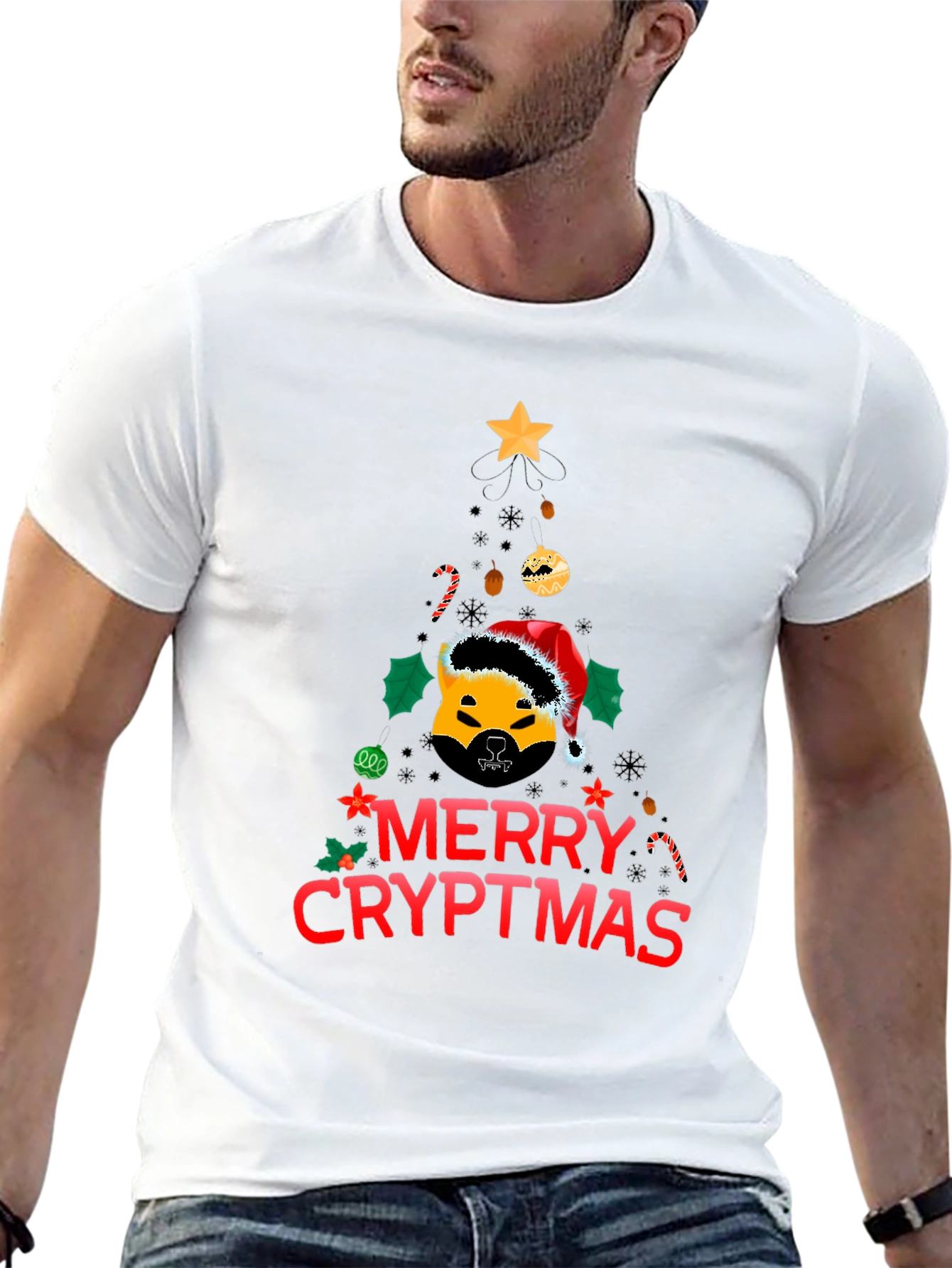 Merry Cryptmas T-Shirt - Doge Holiday Tee