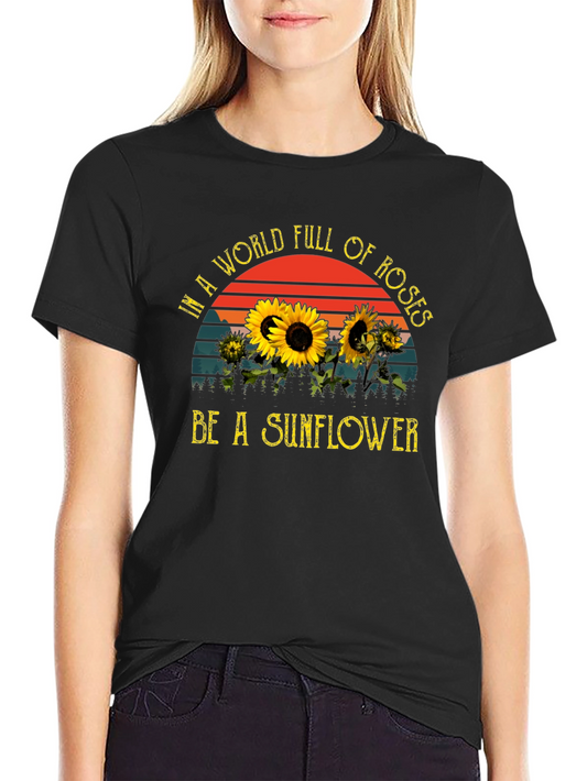 Be A Sunflower Graphic Tee