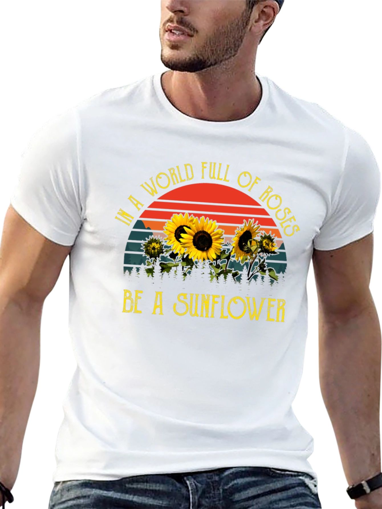 Be A Sunflower Graphic Tee