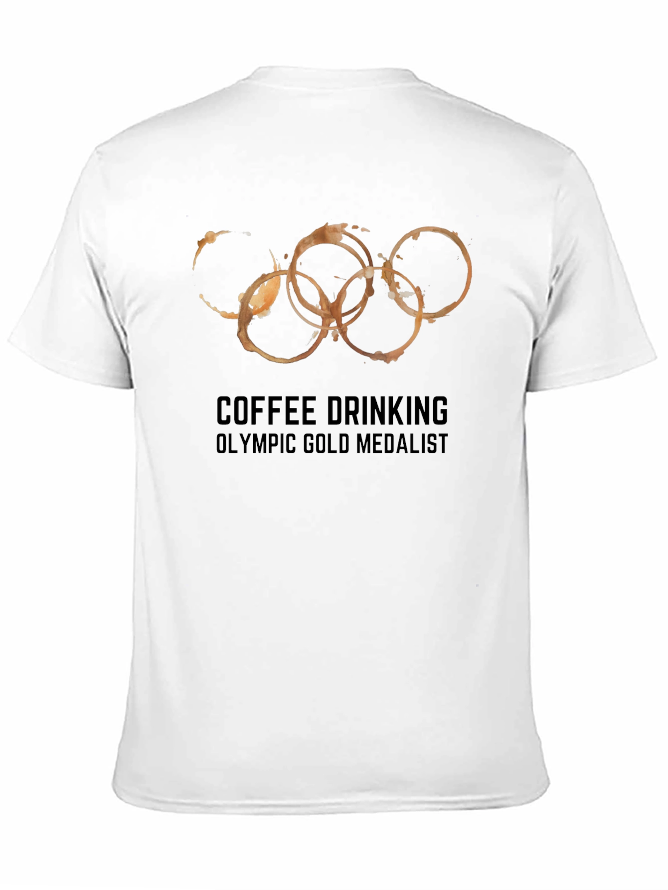 Coffee Drinking Olympic Gold Medalist Tee