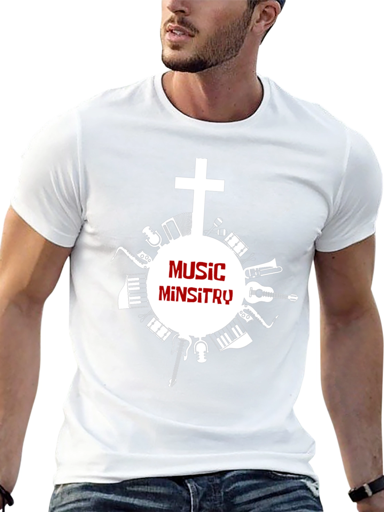 Music Ministry Graphic Tee - Christian T-Shirt