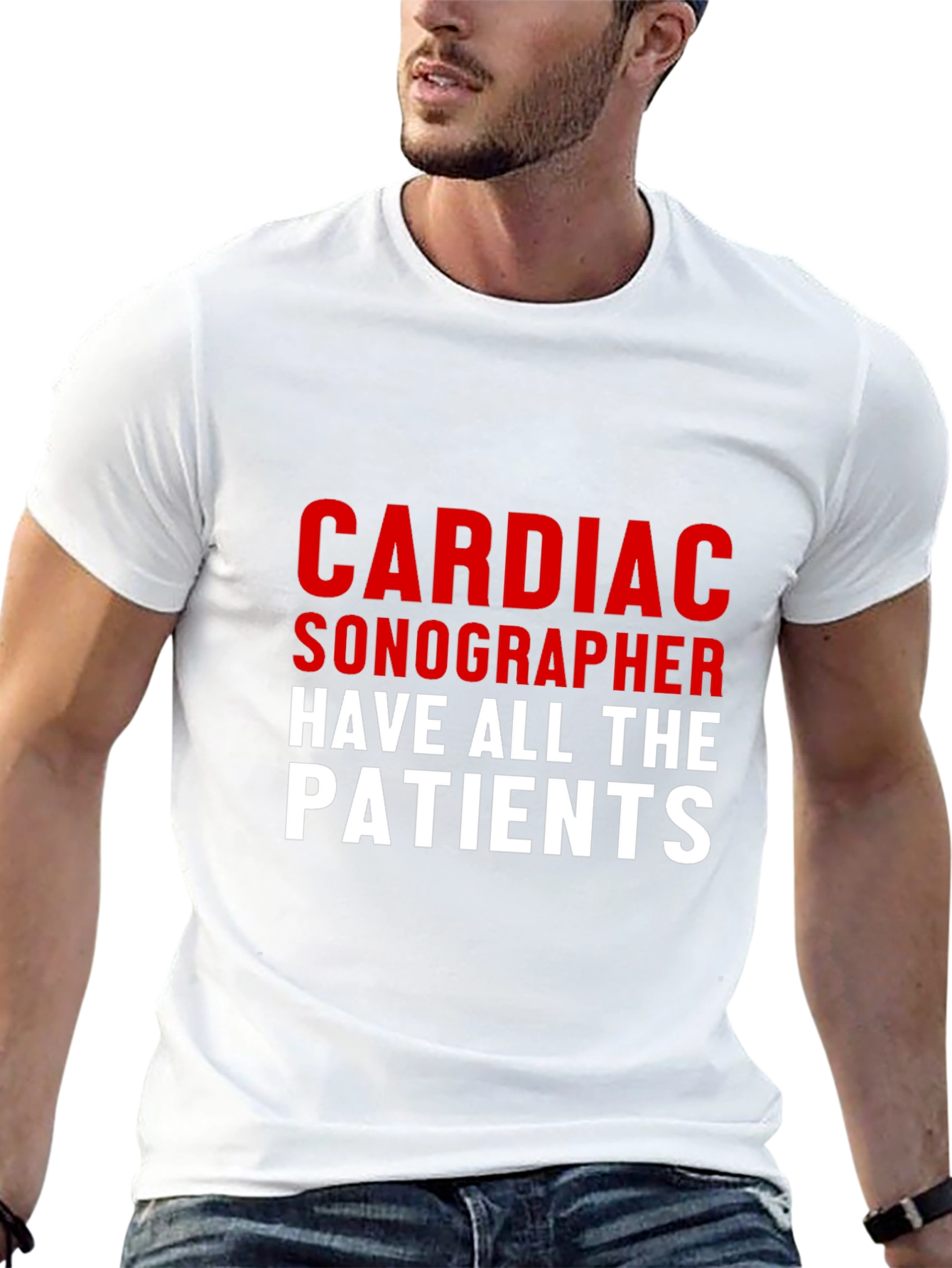 Cardiac Sonographer Novelty Graphic Tee