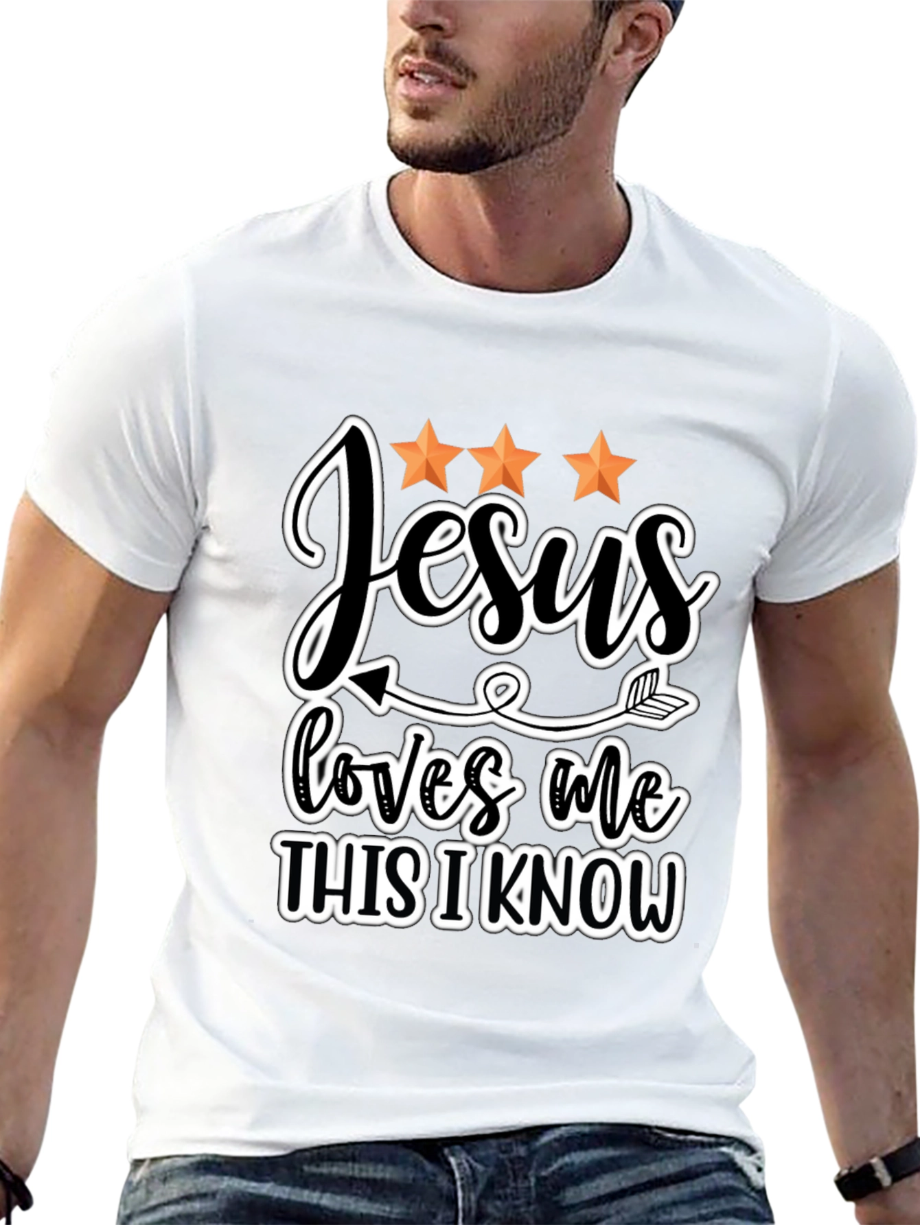 Jesus Loves Me Graphic Tee - Christian Apparel