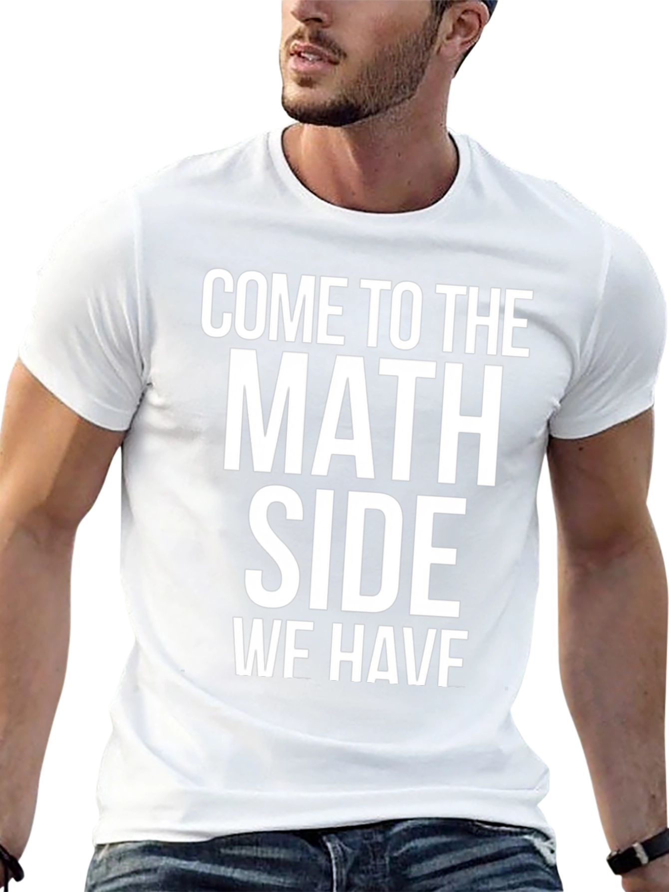 Math Side Graphic Tee - Funny Geeky Shirt