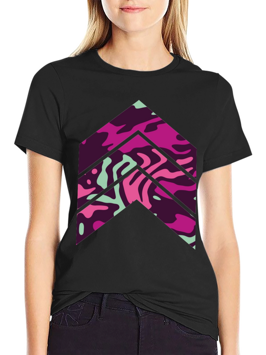 Abstract Arrow Graphic Tee - Mens Black T-Shirt