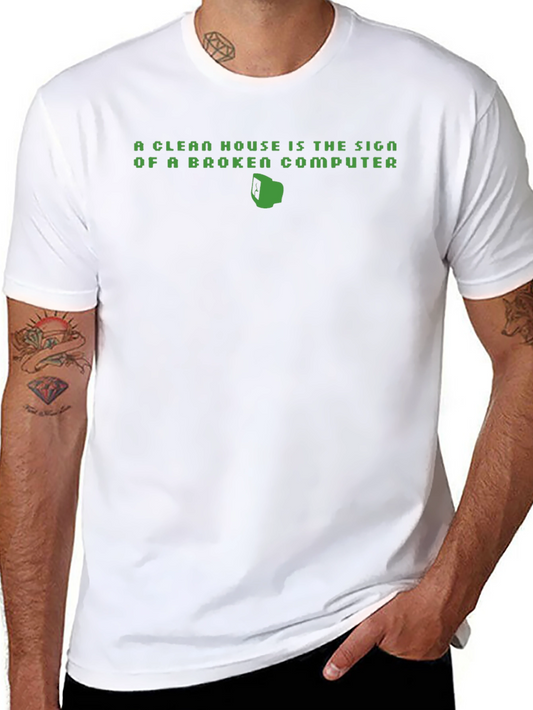 Broken Computer Humor Graphic Tee
