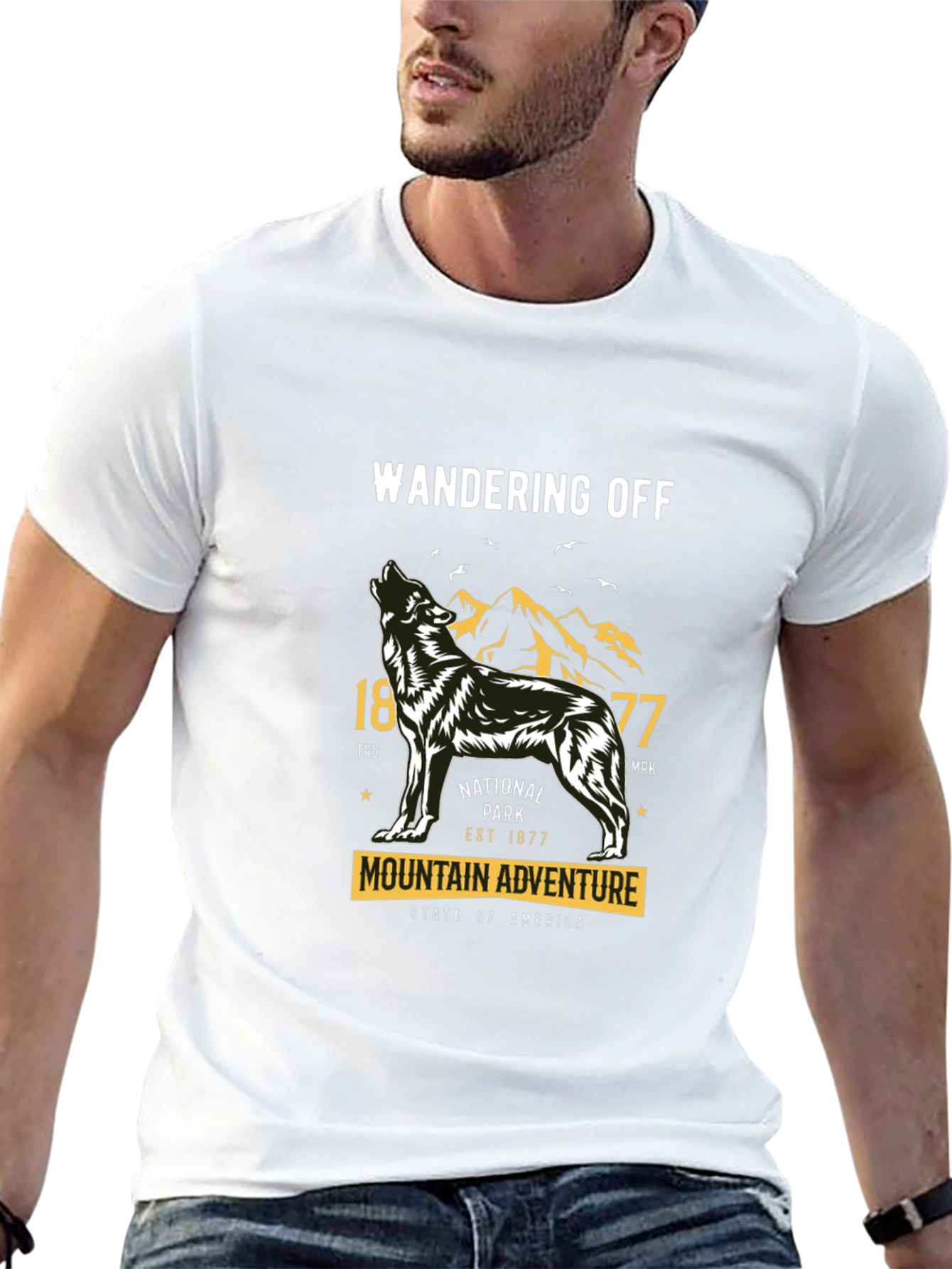 Wandering Off Mountain Adventure Graphic T-Shirt