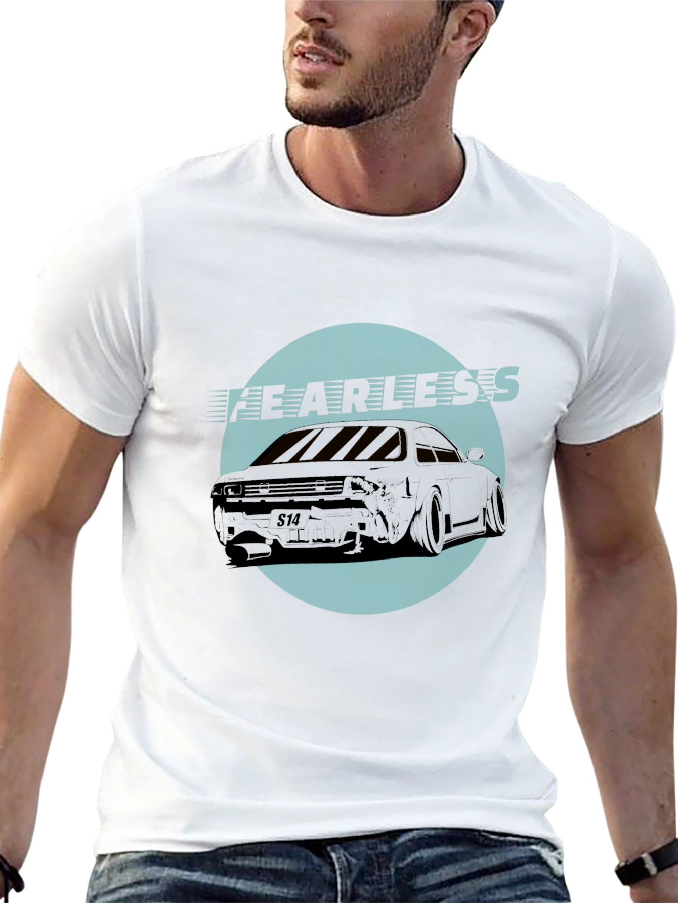 Fearless Car Graphic T-Shirt