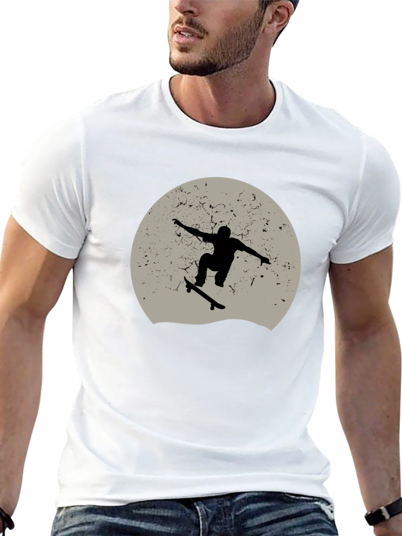 Skateboarder T-Shirt - Retro Style Design