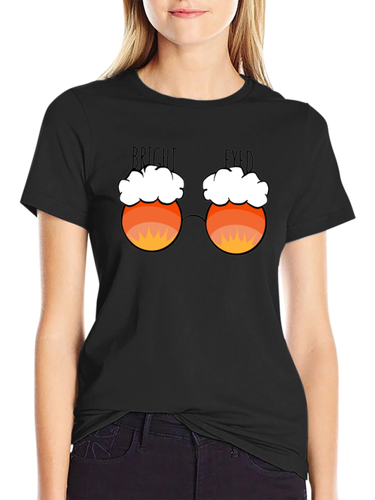 Bright Eyed Candy Corn Glasses T-Shirt