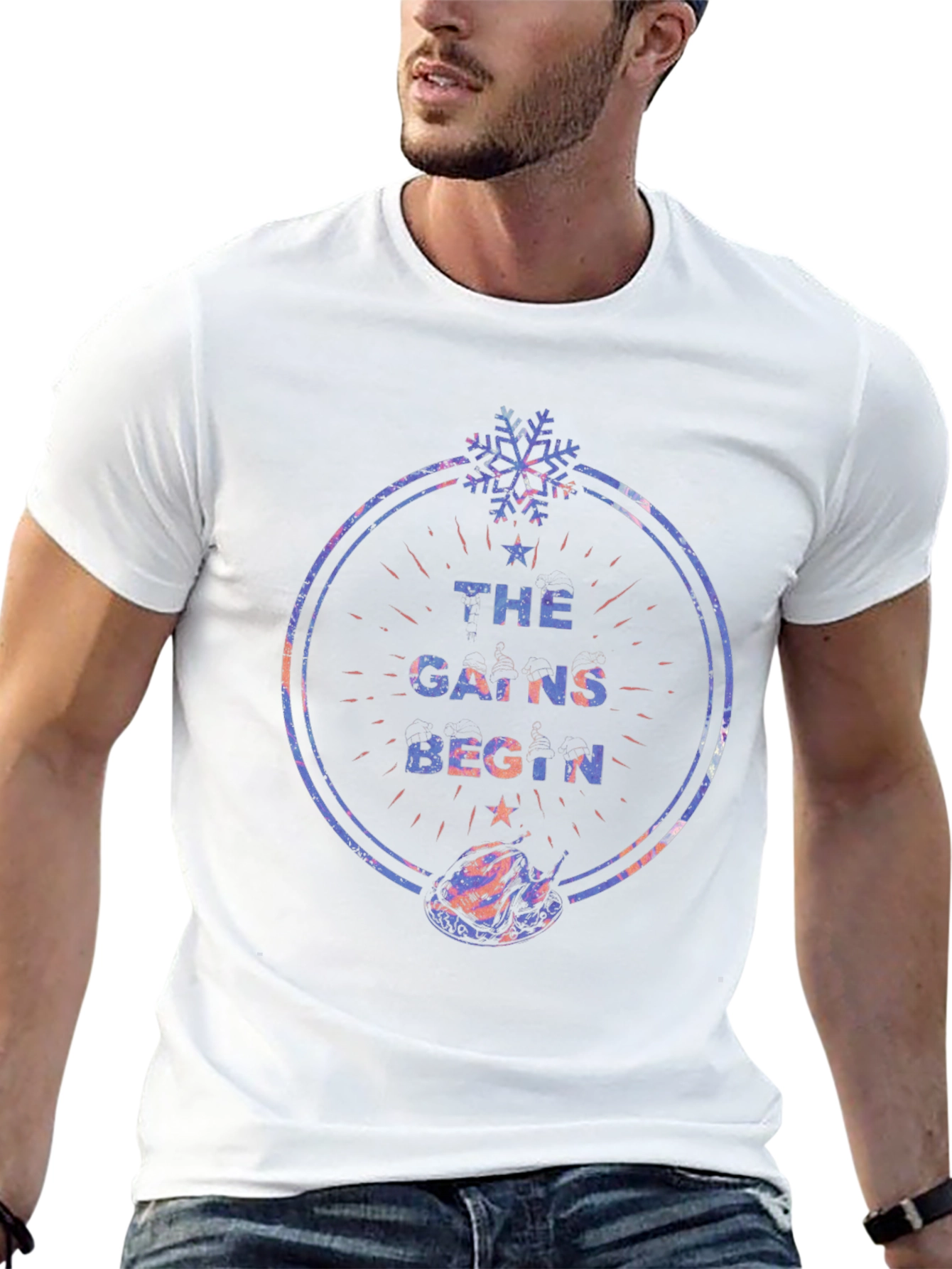 The Gains Begin Thanksgiving T-Shirt