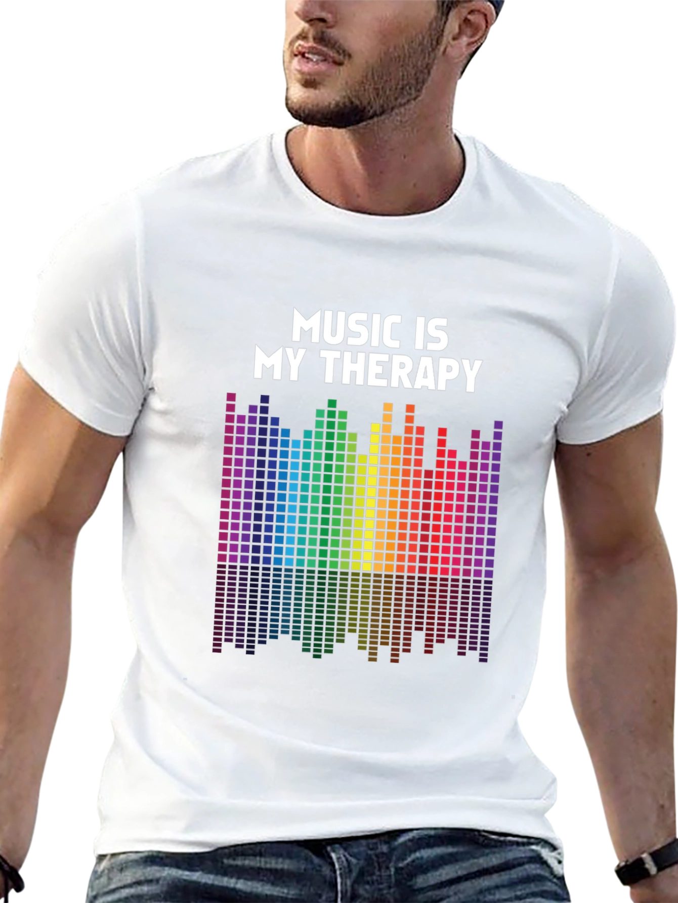 Music Is My Therapy Graphic Tee