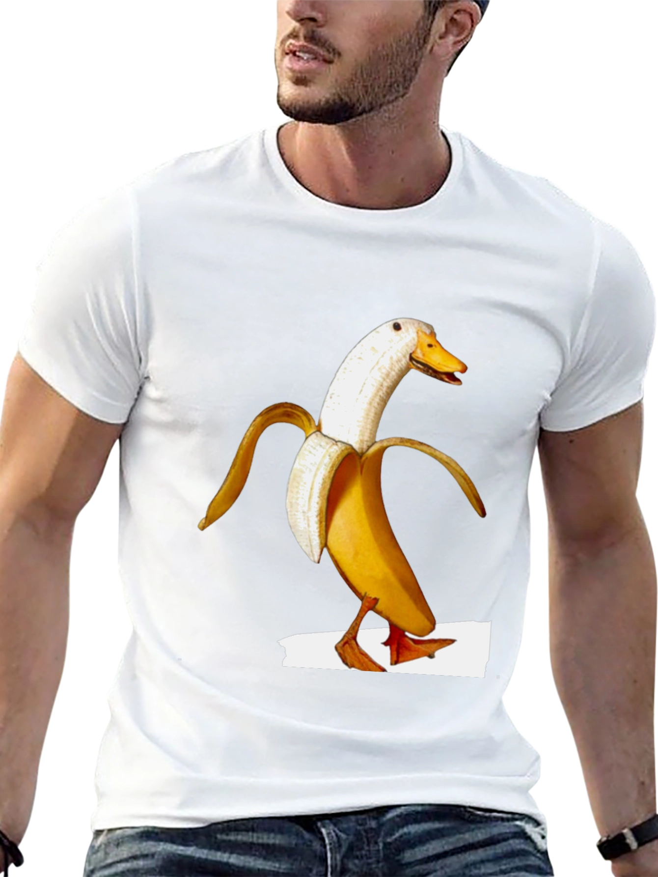 Banana Duck Graphic Tee - Quirky & Fun!