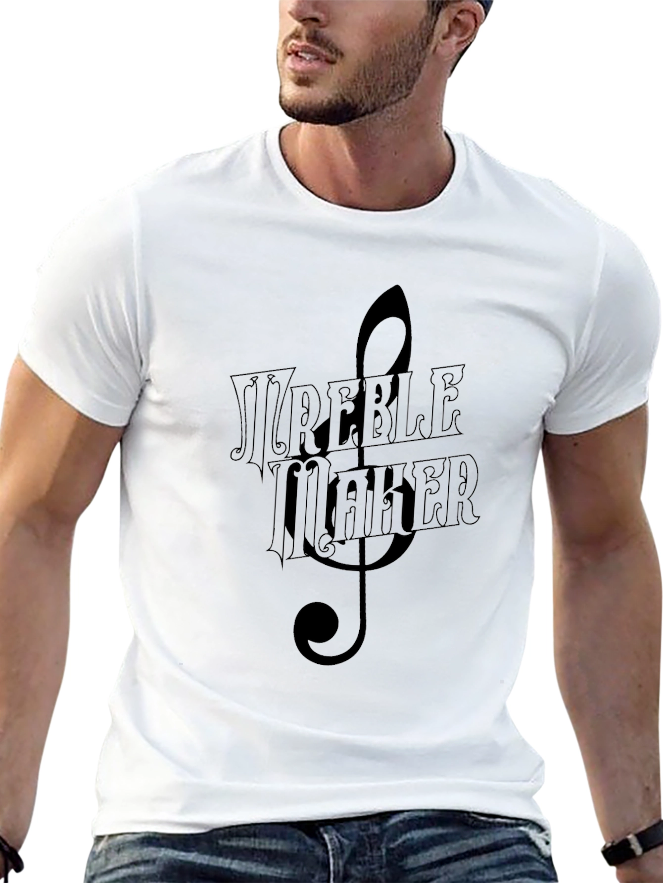 Treble Maker Black Graphic Tee