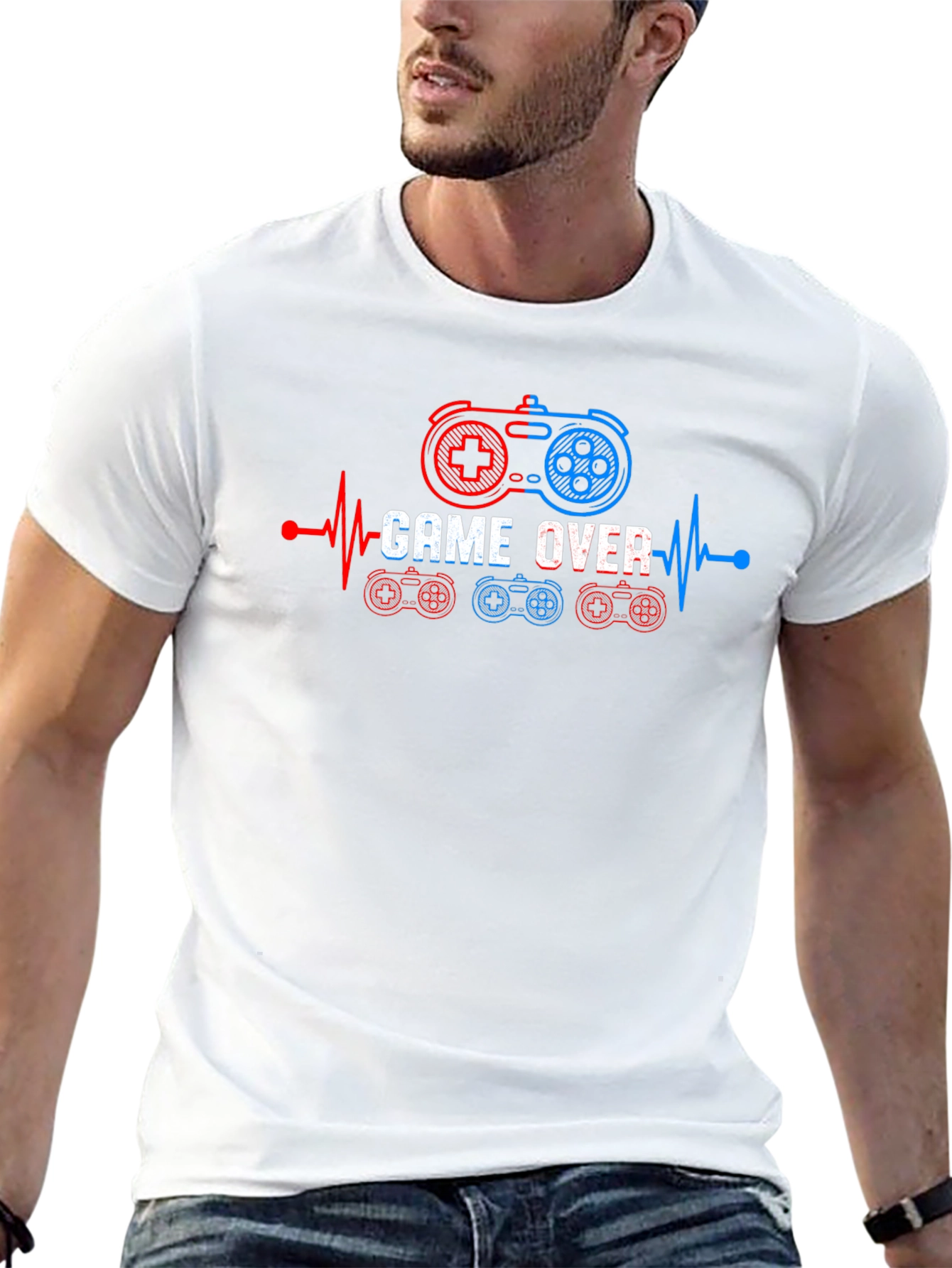 Game Over Controller T-Shirt - Gamer Fashion