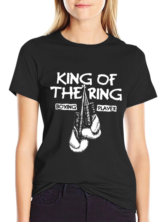 King of The Ring Boxing Player Graphic T-Shirt