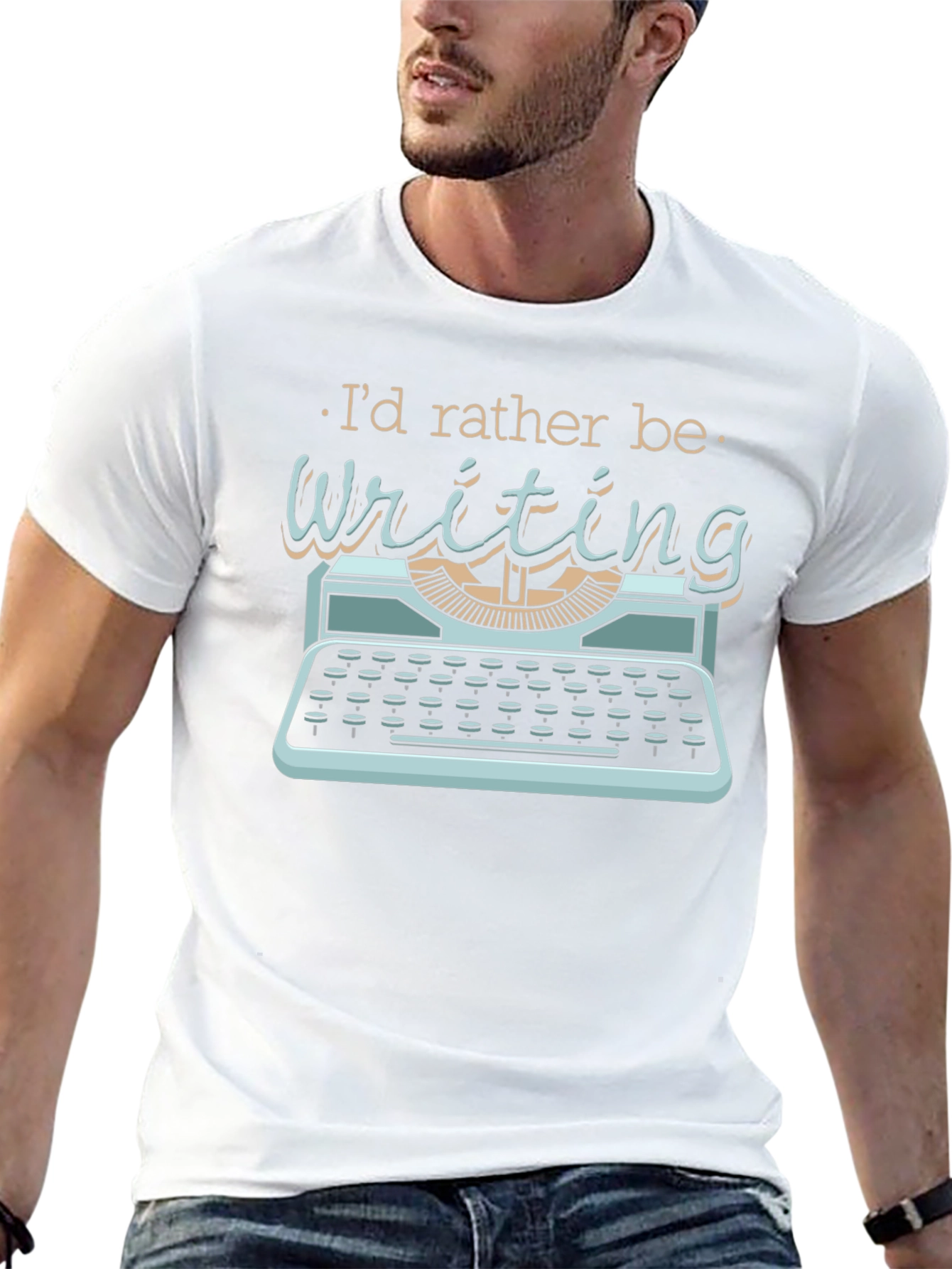 Id Rather Be Writing Graphic Tee