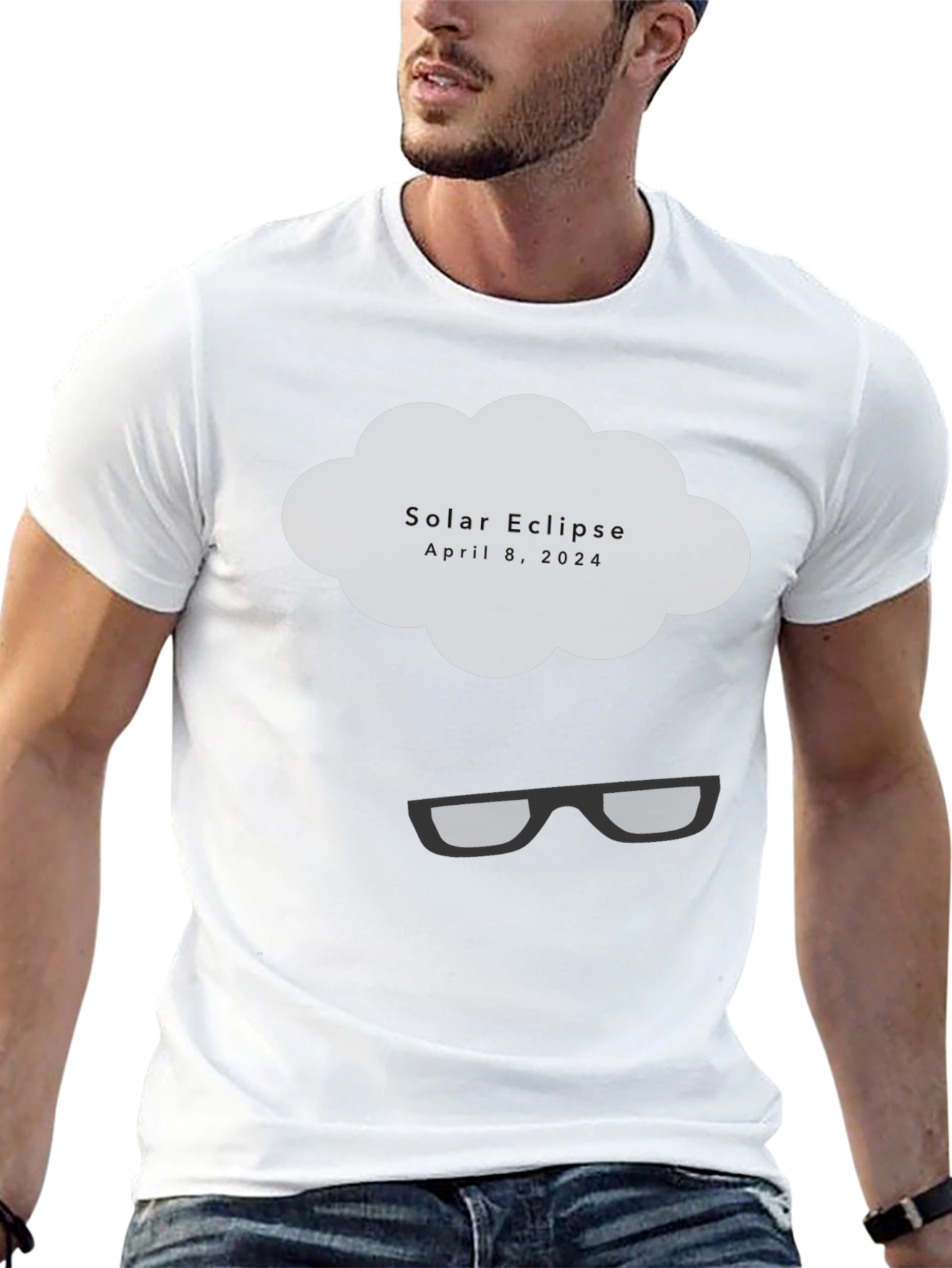 Solar Eclipse April 8 2024 Graphic T-Shirt