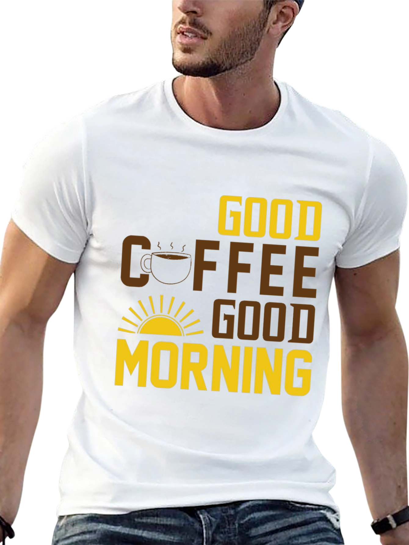 Good Coffee Good Morning Graphic Tee