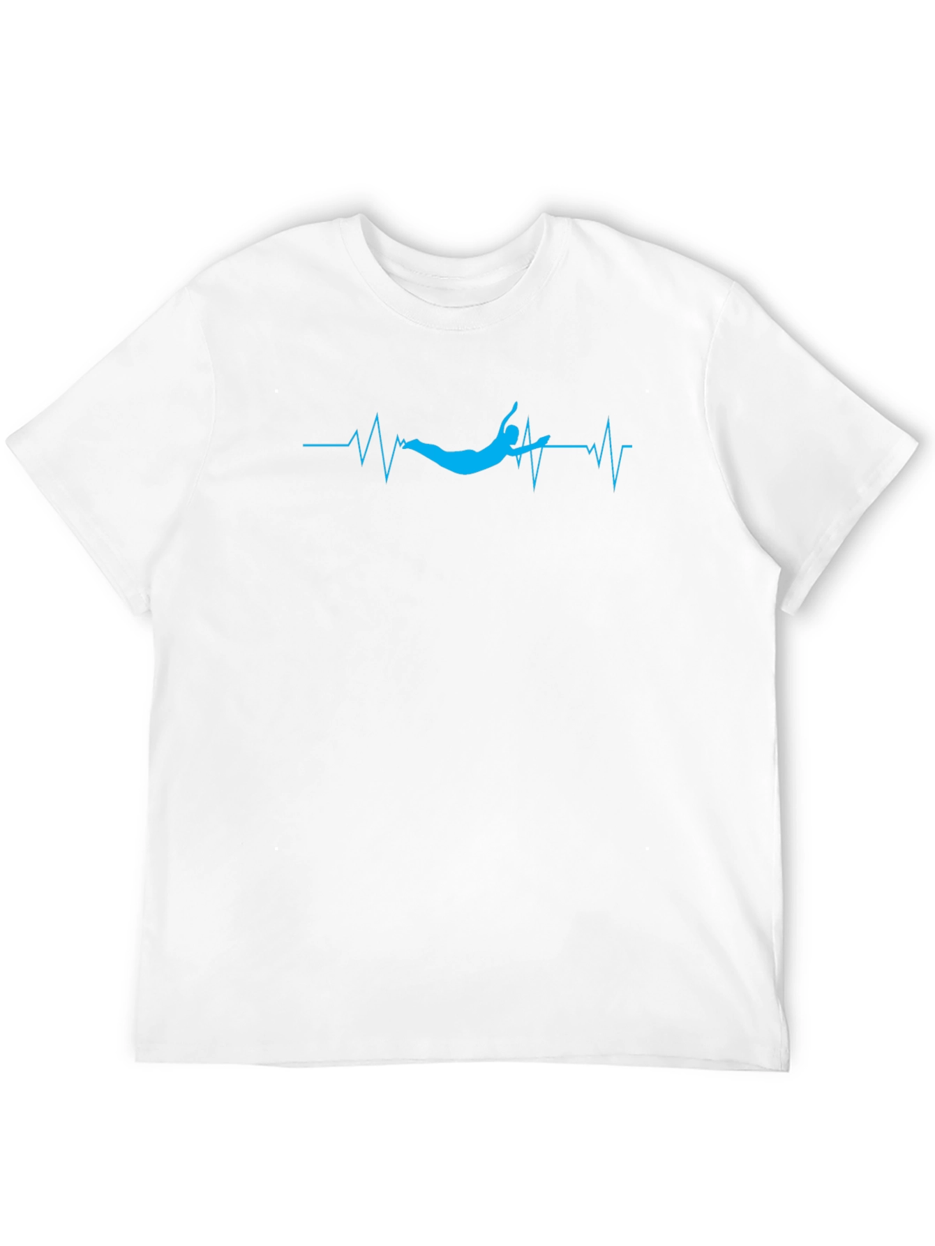 Diver Heartbeat T-Shirt - Black
