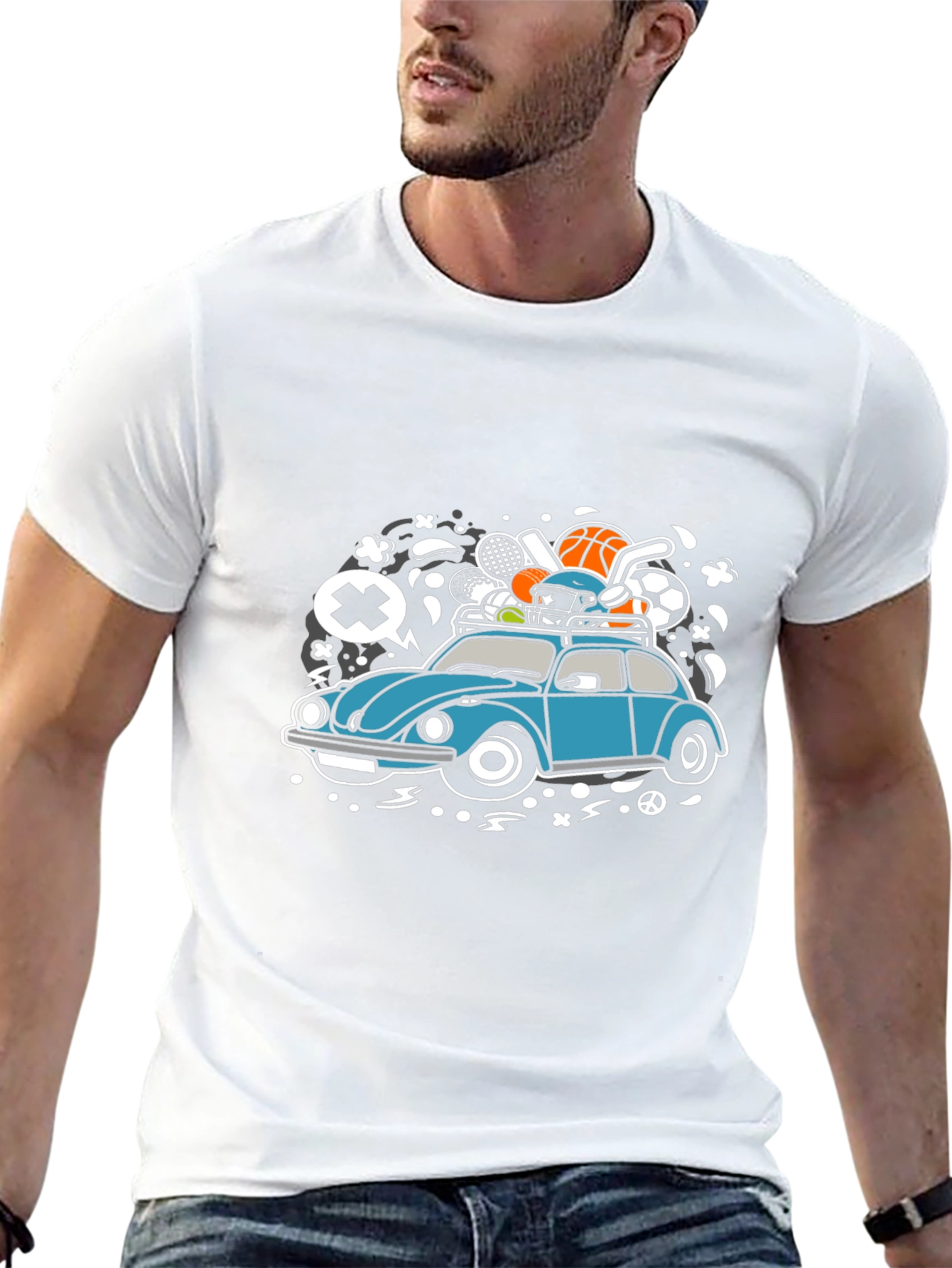 Sports Car Graphic Tee